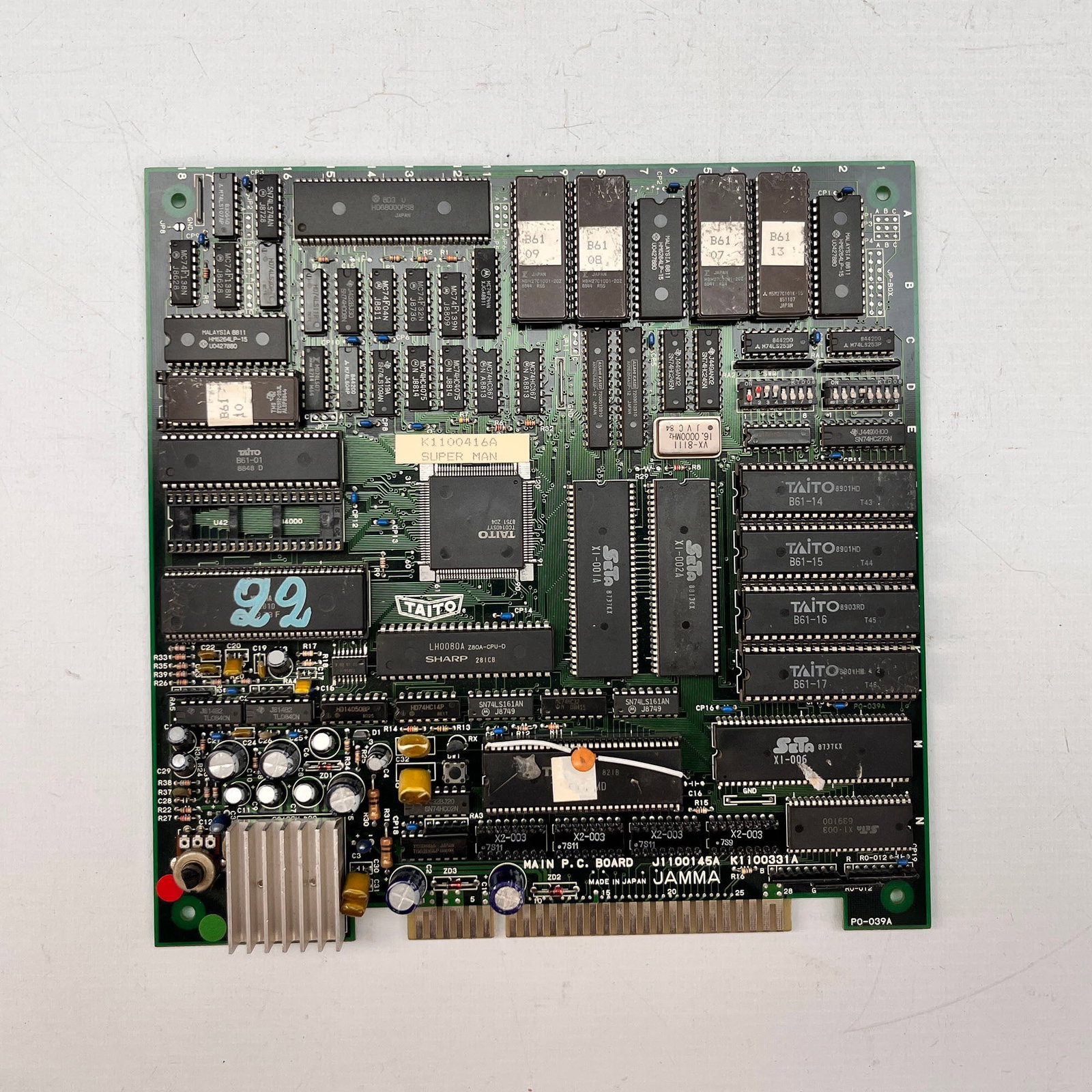 Superman Taito Arcade Game PCB (1 of 3)