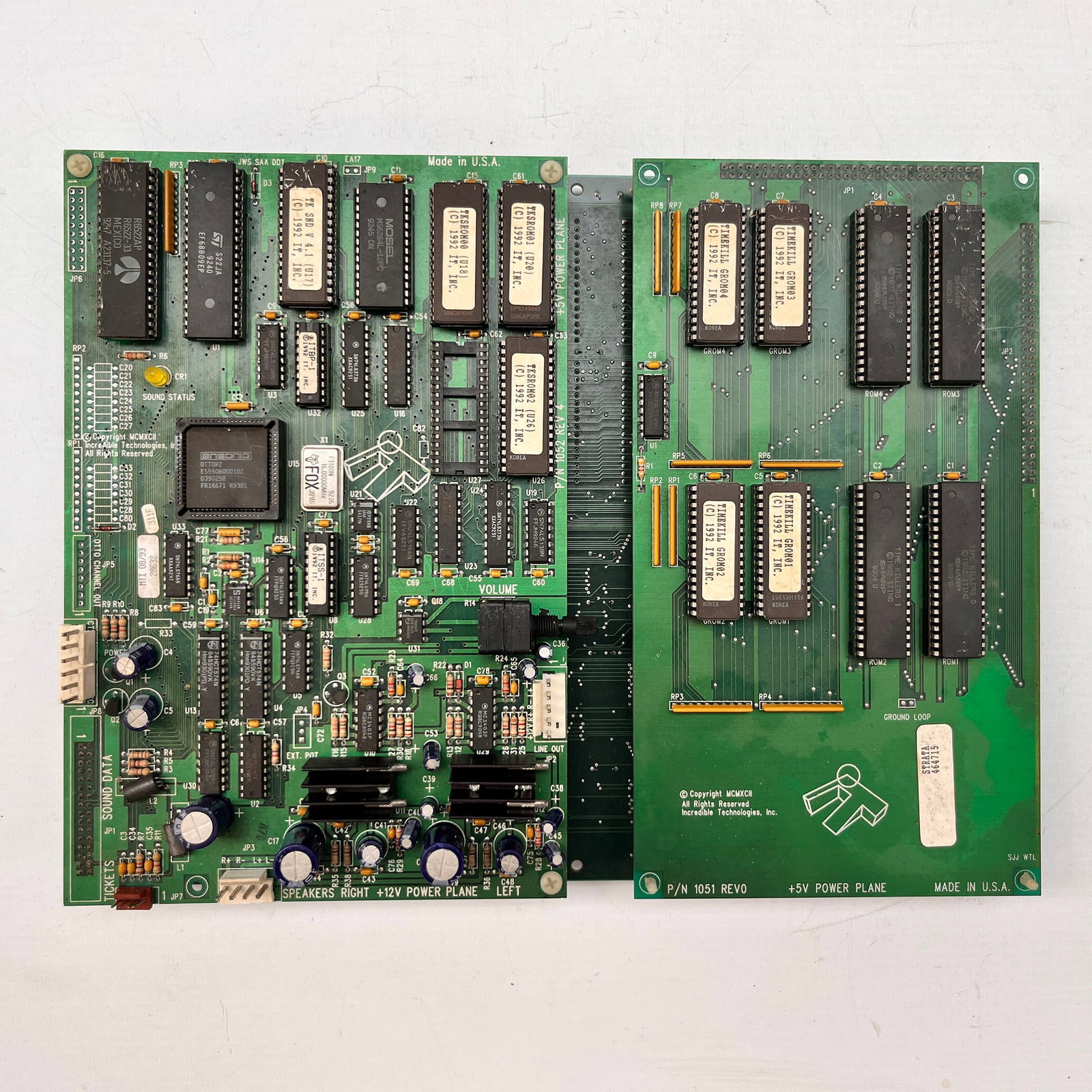 Time Killers Incredible Technologies Arcade Game PCB (1 of 4)