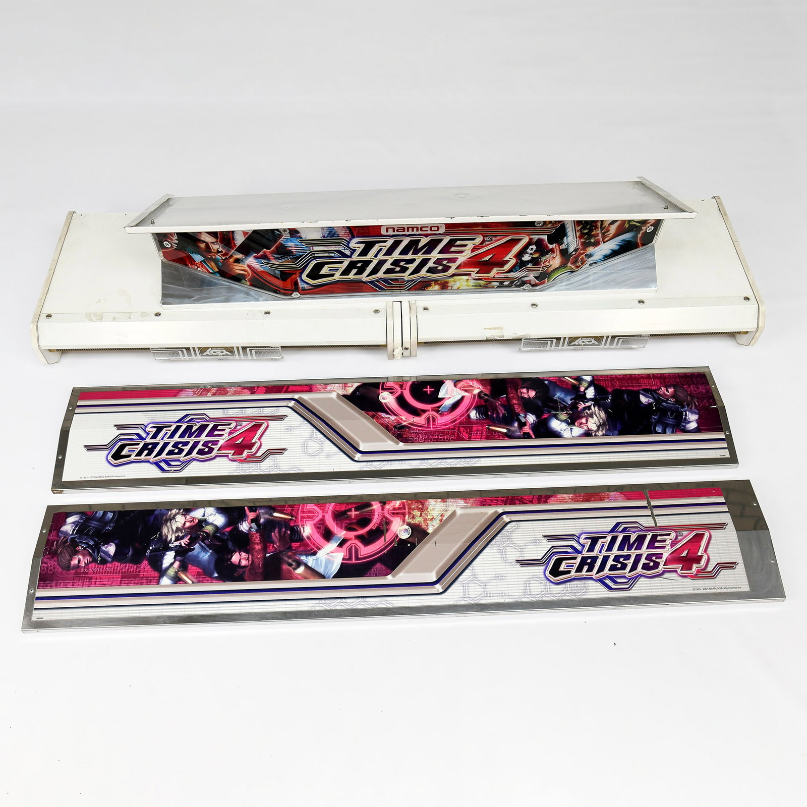 Namco Time Crisis 4 Arcade Parts - Marquee, Set of Speakers and Side Panels (2006) (1 of 12)