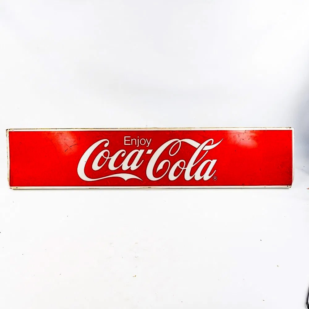 Large Vintage Coca-Cola Metal Advertising Sign (1 of 6)