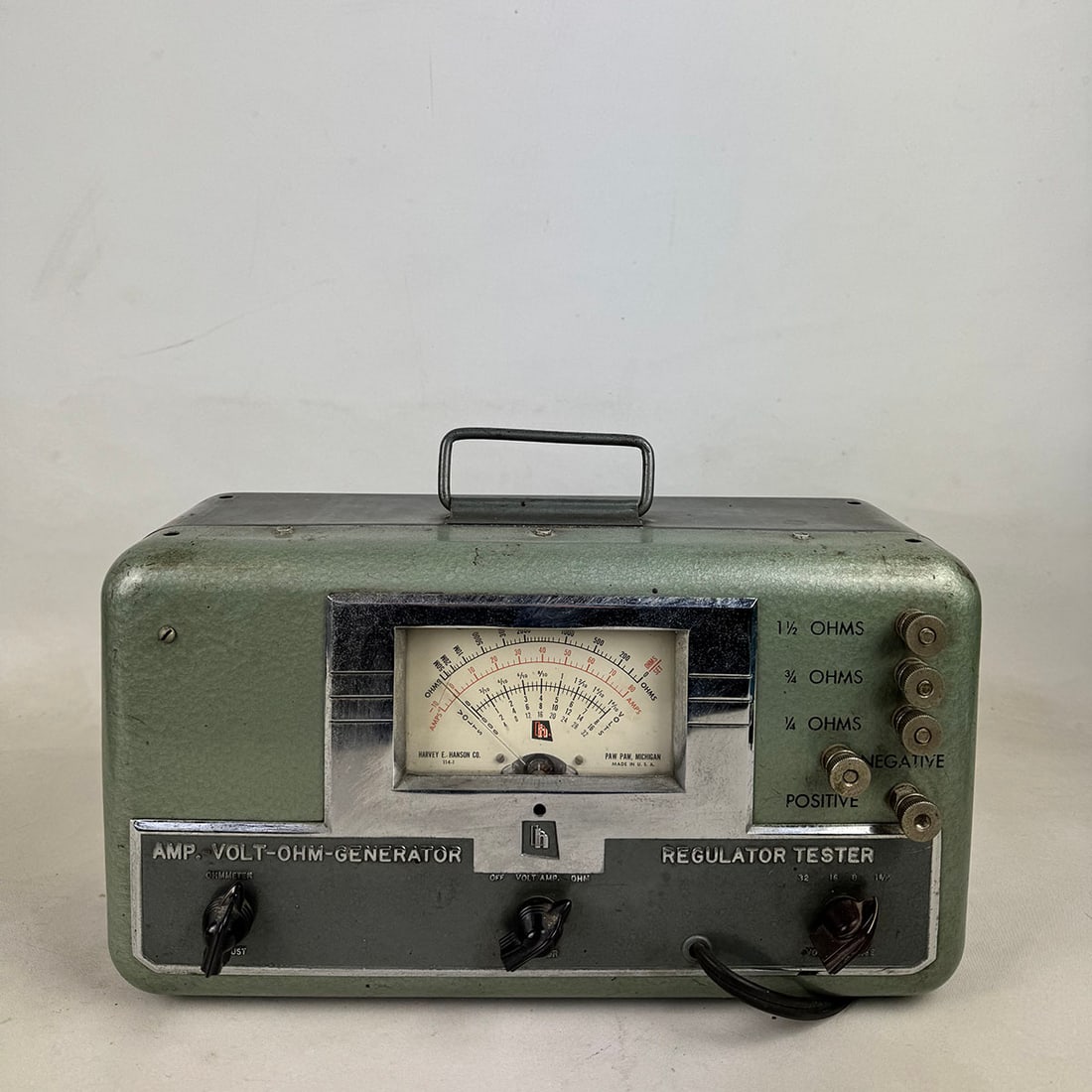 Vintage Harvey E. Hanson Amp. Volt-Ohm Generator & Regulator Tester (1 of 10)