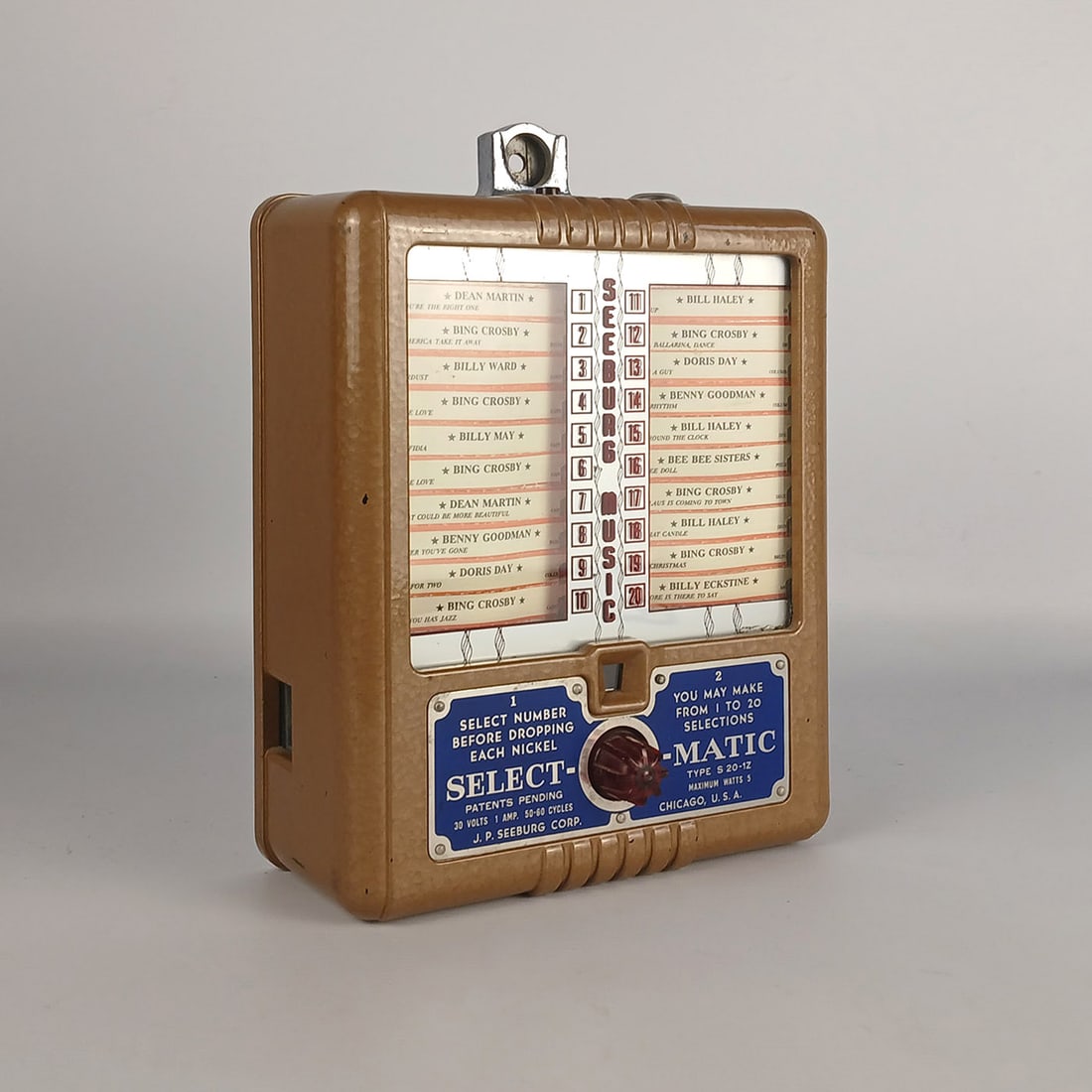 Seeburg S20-1Z Select O Matic Type Wallbox (1940) (1 of 16)