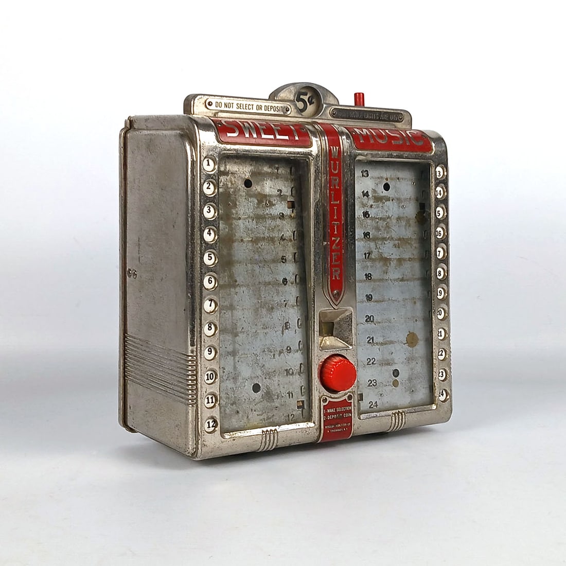 Wurlitzer "Sweet Music" 320 wallbox (1940) (1 of 16)