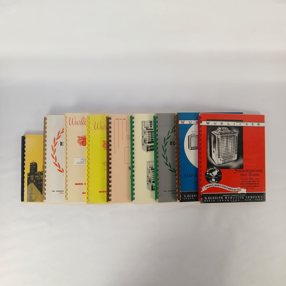 Lot of 9 Wurlitzer Wallbox Manuals (1 of 8)