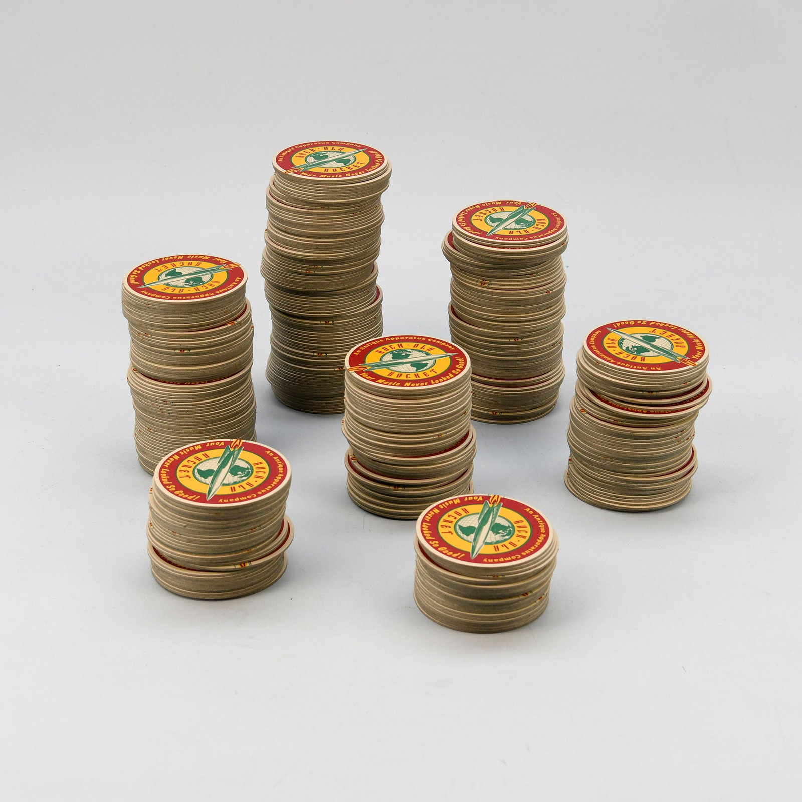Lot of Original Rock-Ola Rocket Promotional Coasters (1 of 5)