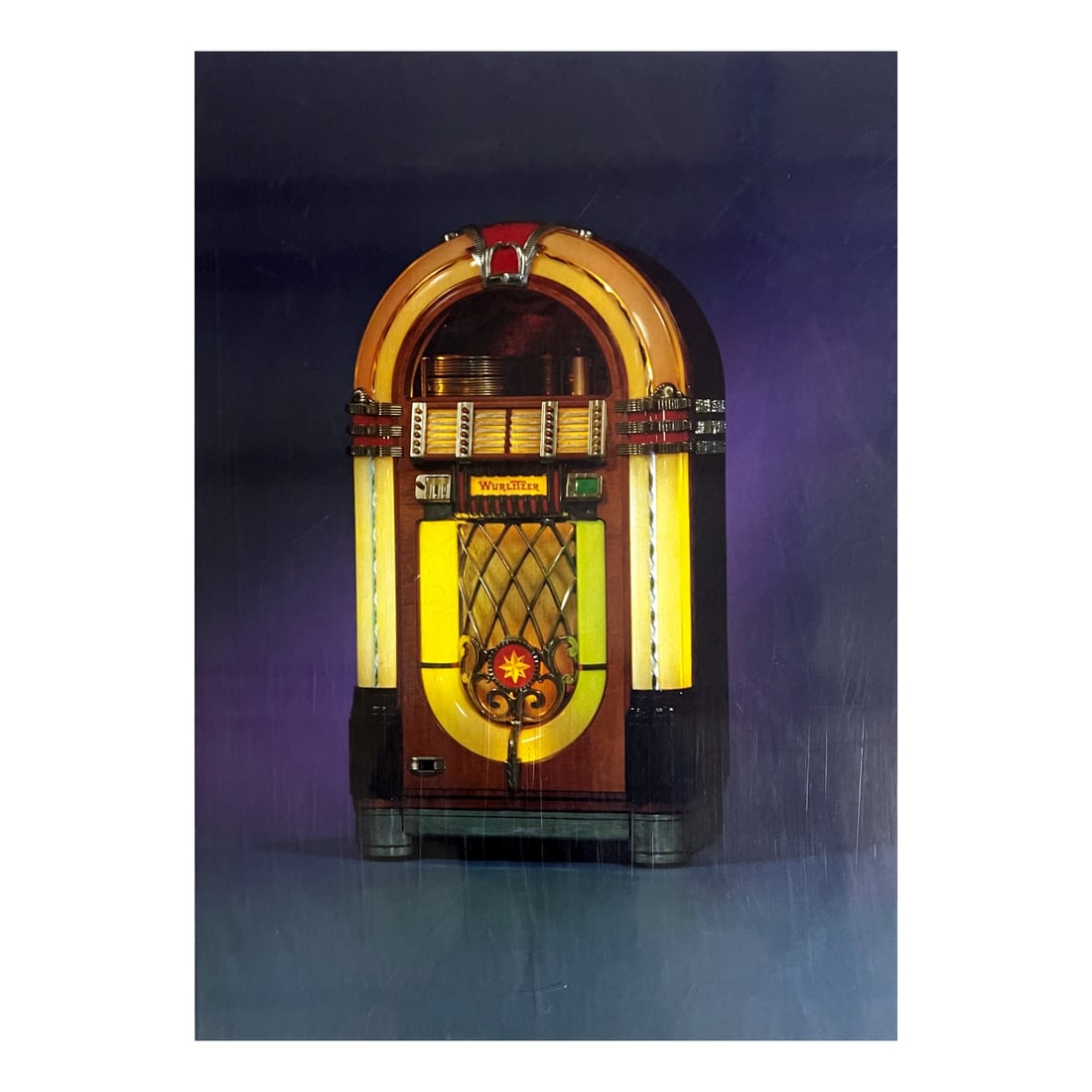 Poster of Wurlitzer 1015 "Bubbler" Jukebox (1 of 2)