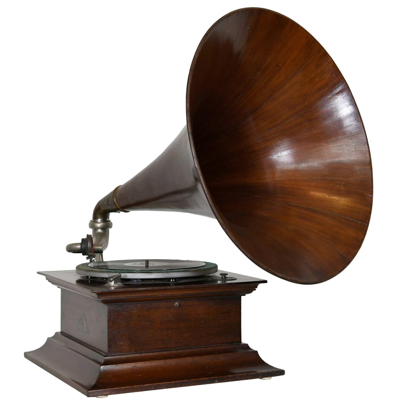 His Master's Voice (HMV) Monarch Gramophone with Wooden Horn (1 of 17)