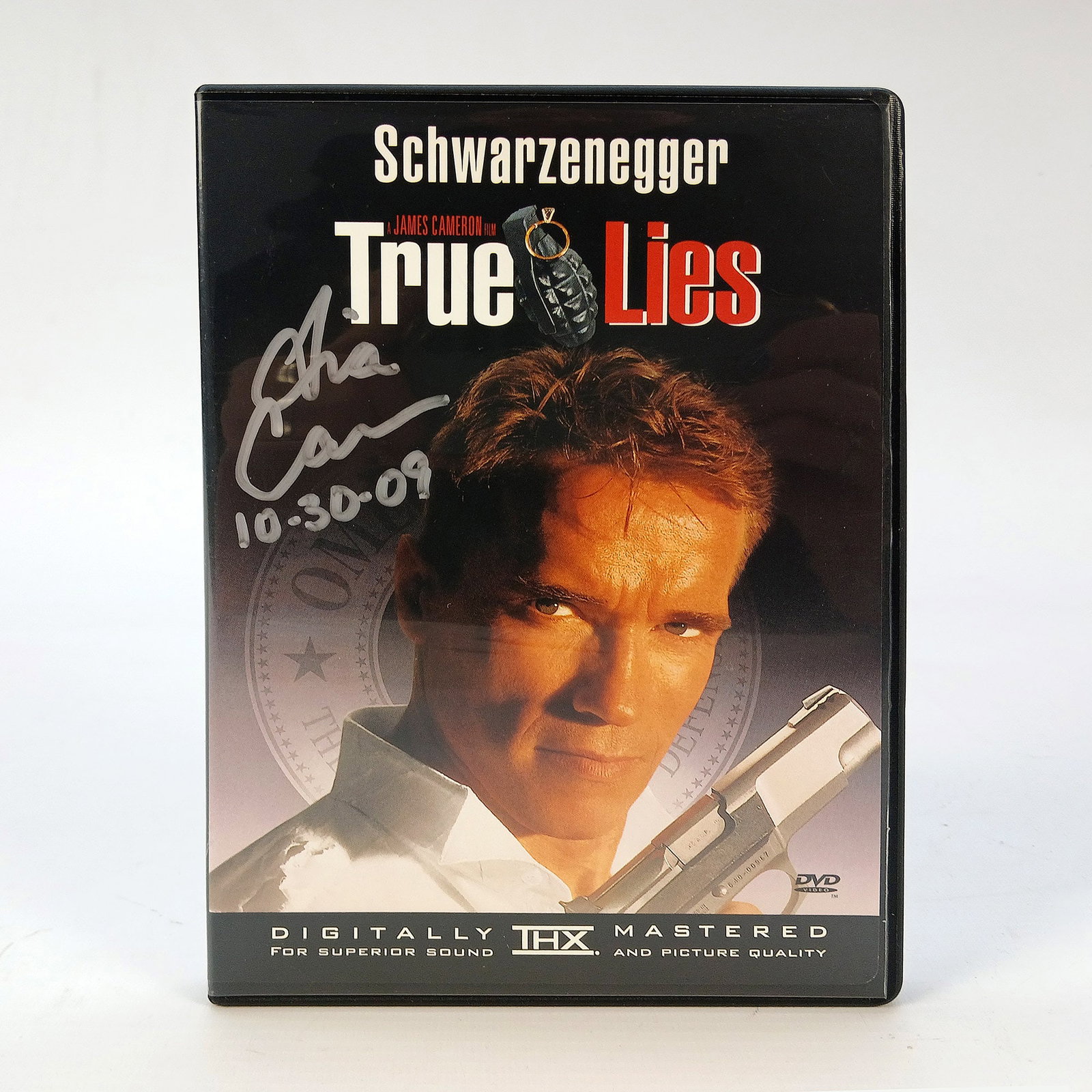 "True Lies" (1994) DVD Cover Signed by Tia Carrere, Playing the Role of Juno (1 of 9)