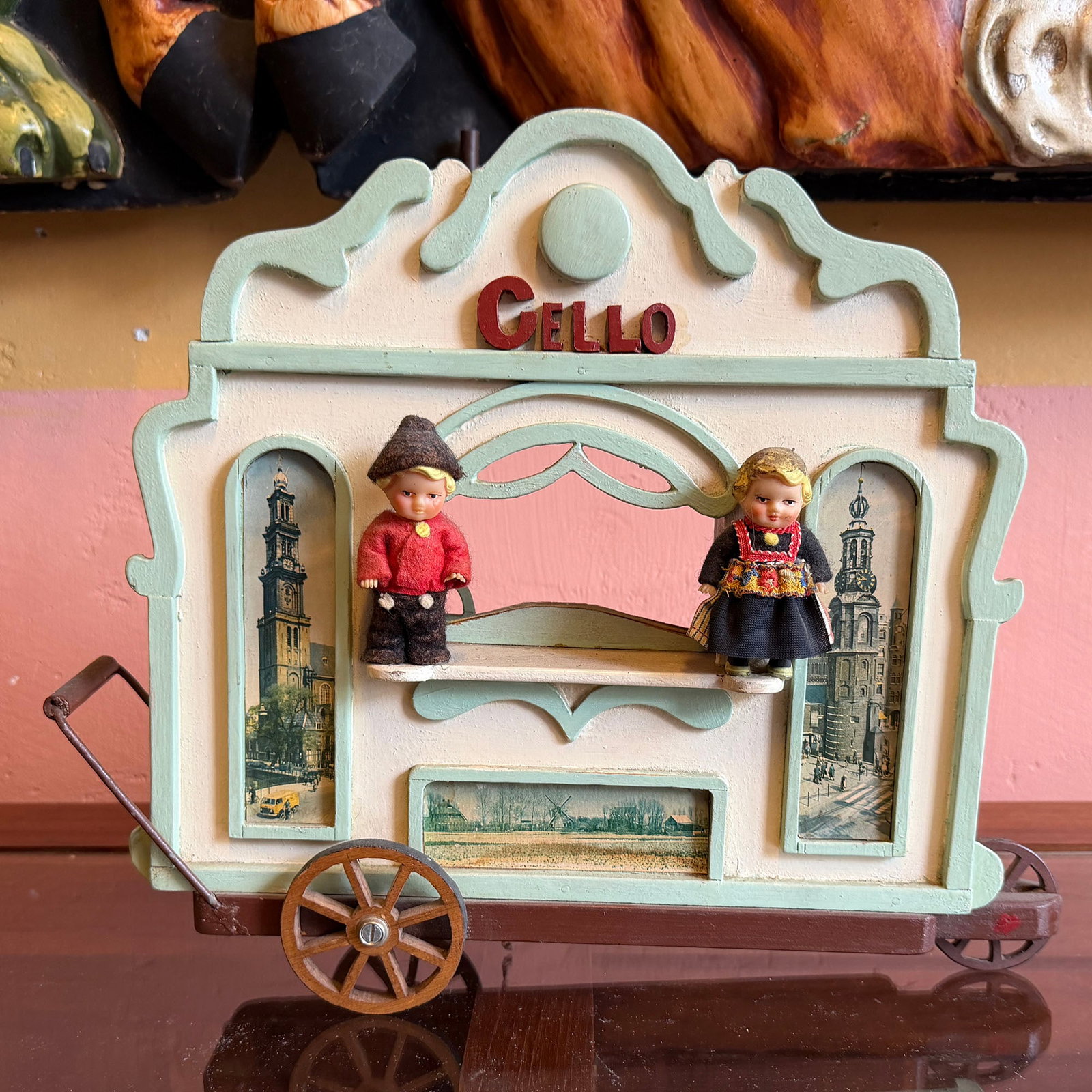 "Cello" Fantasy Organ Scale Model with Music Box (1 of 4)