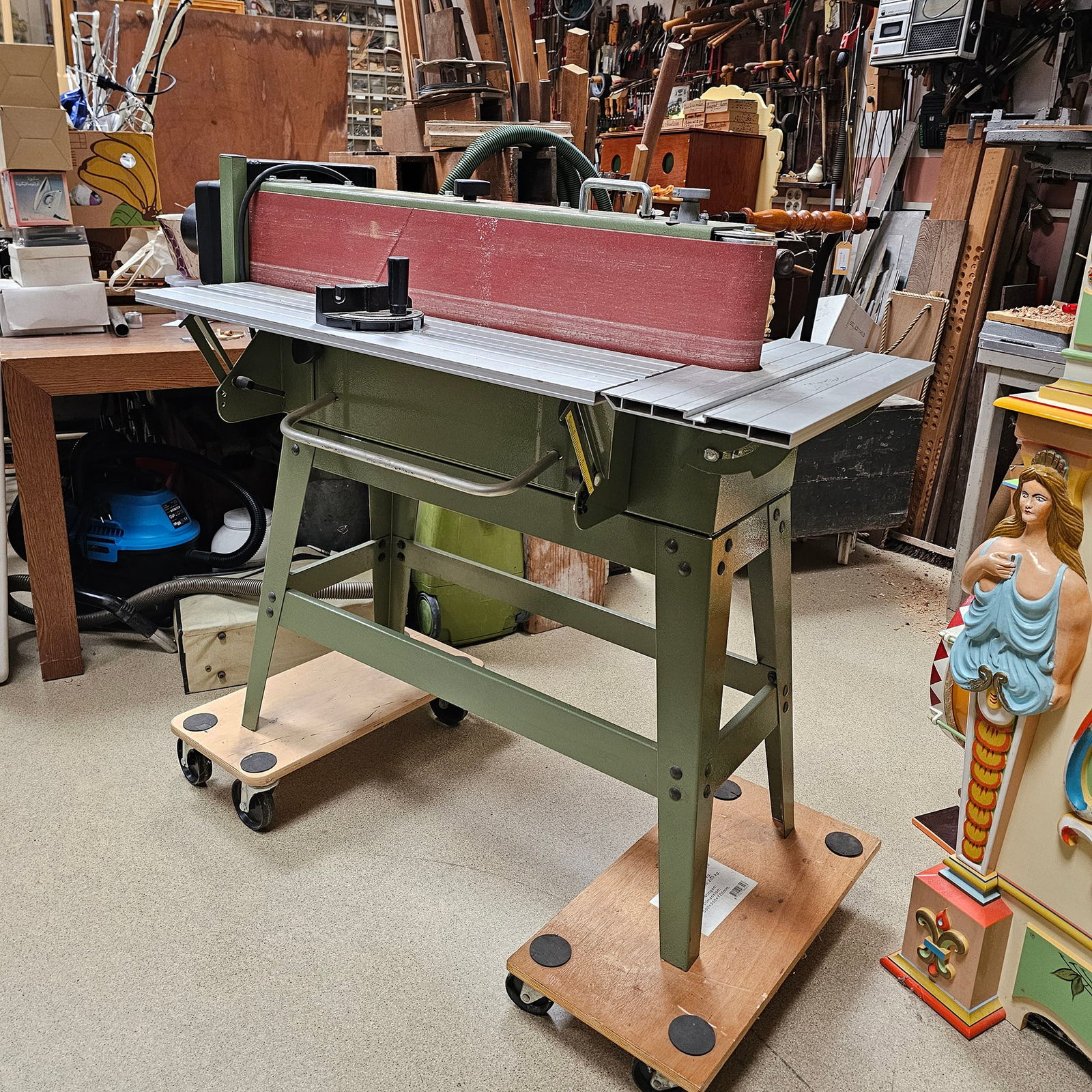 HUVEMA Model HU2000bds Industrial 400V Edge Sander from the G. Perlee Workshop (1 of 8)