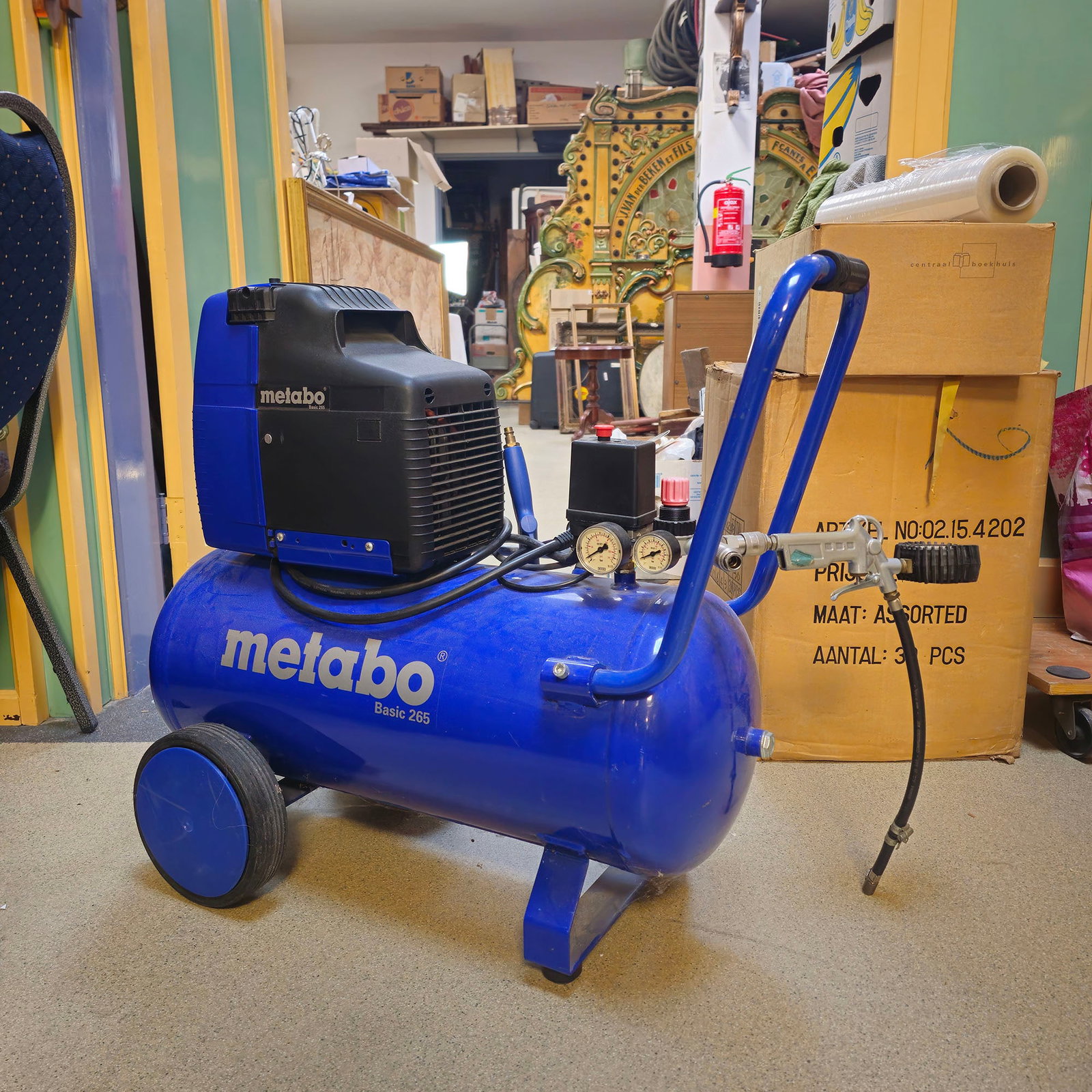 Metabo Basic 265 50L Compressor (ca. 2010) from G. Perlee Workshop (1 of 8)