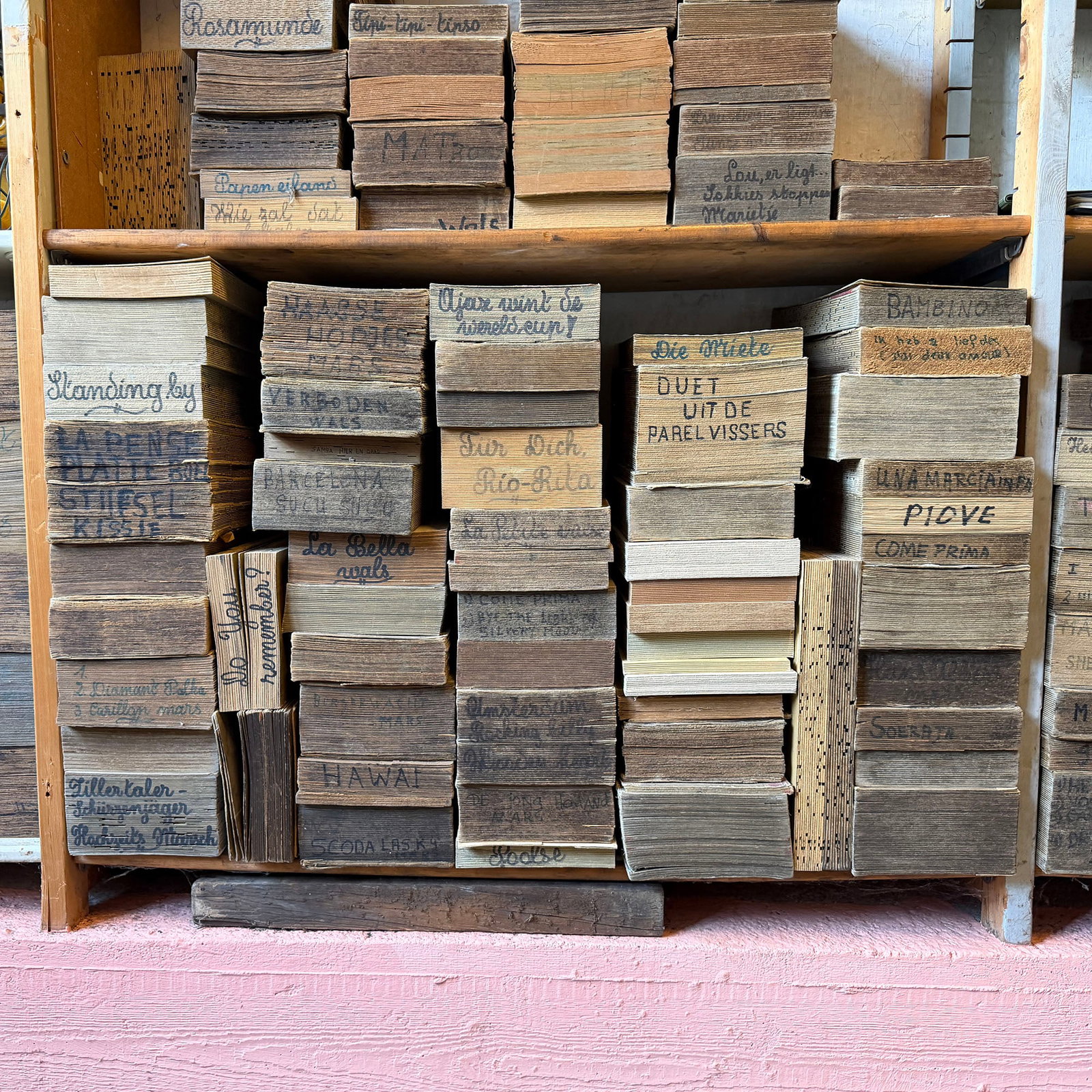 Lot of 56 Organ Music Books for 90-key Carl Frei Organ (1 of 3)