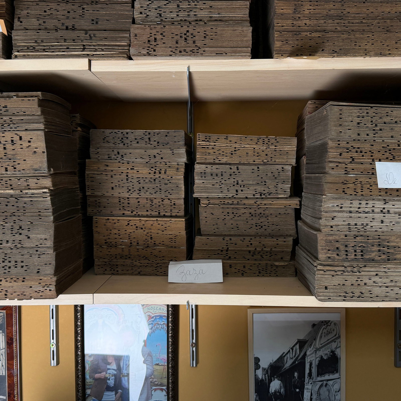 Lot of 2 Shields, Accompaniment Pipe Register and Approx. 10 Organ Books for Daneels "De Zaza" Organ (1 of 3)