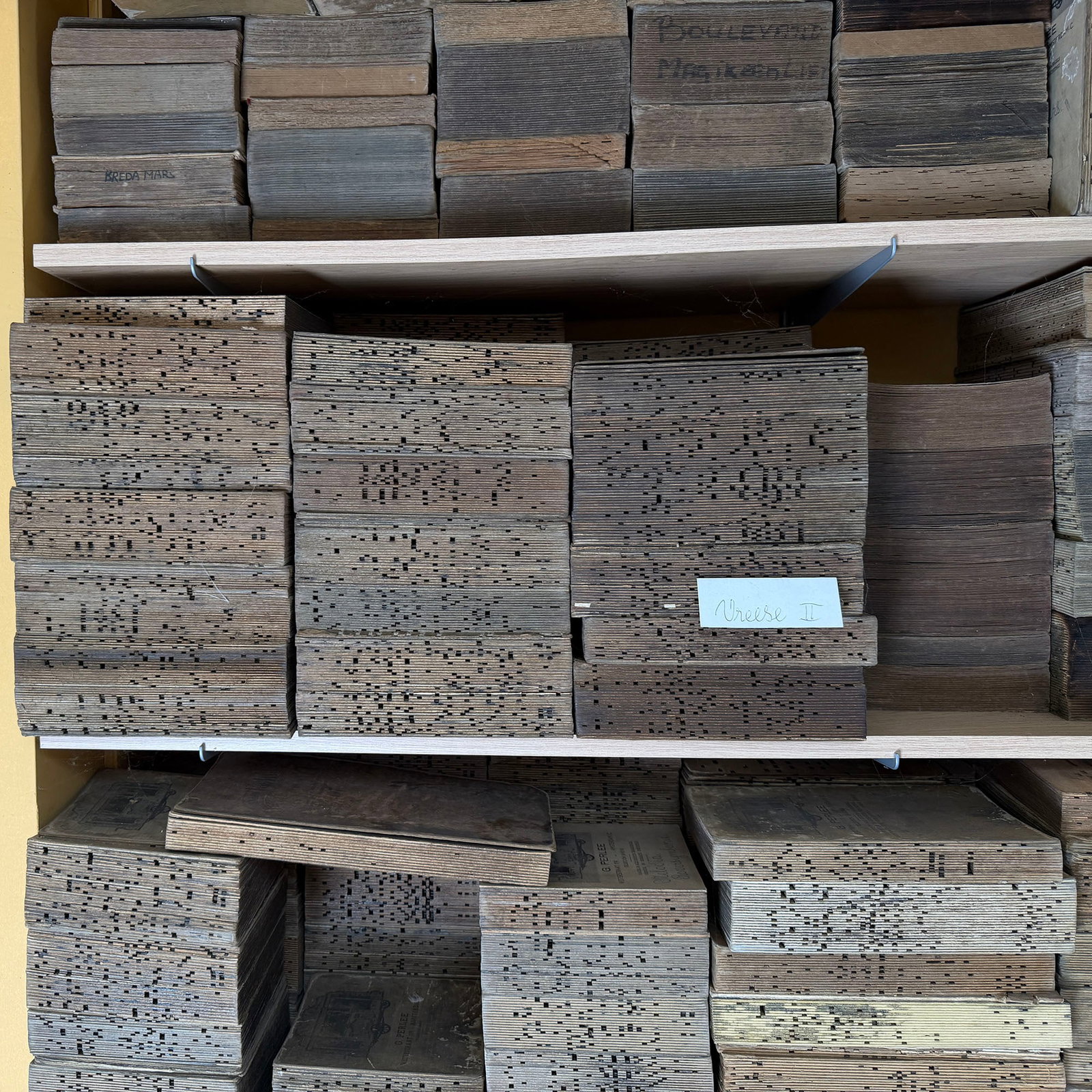 Lot of Approx. 32 Organ Music Books for De Vreese "No. II" Organ: Lot of Approx. 32 Organ Music Books for De Vreese "No. II" Organ. The organ is currently in Tasmania. Location: G Perlee Workshop in Amsterdam.
