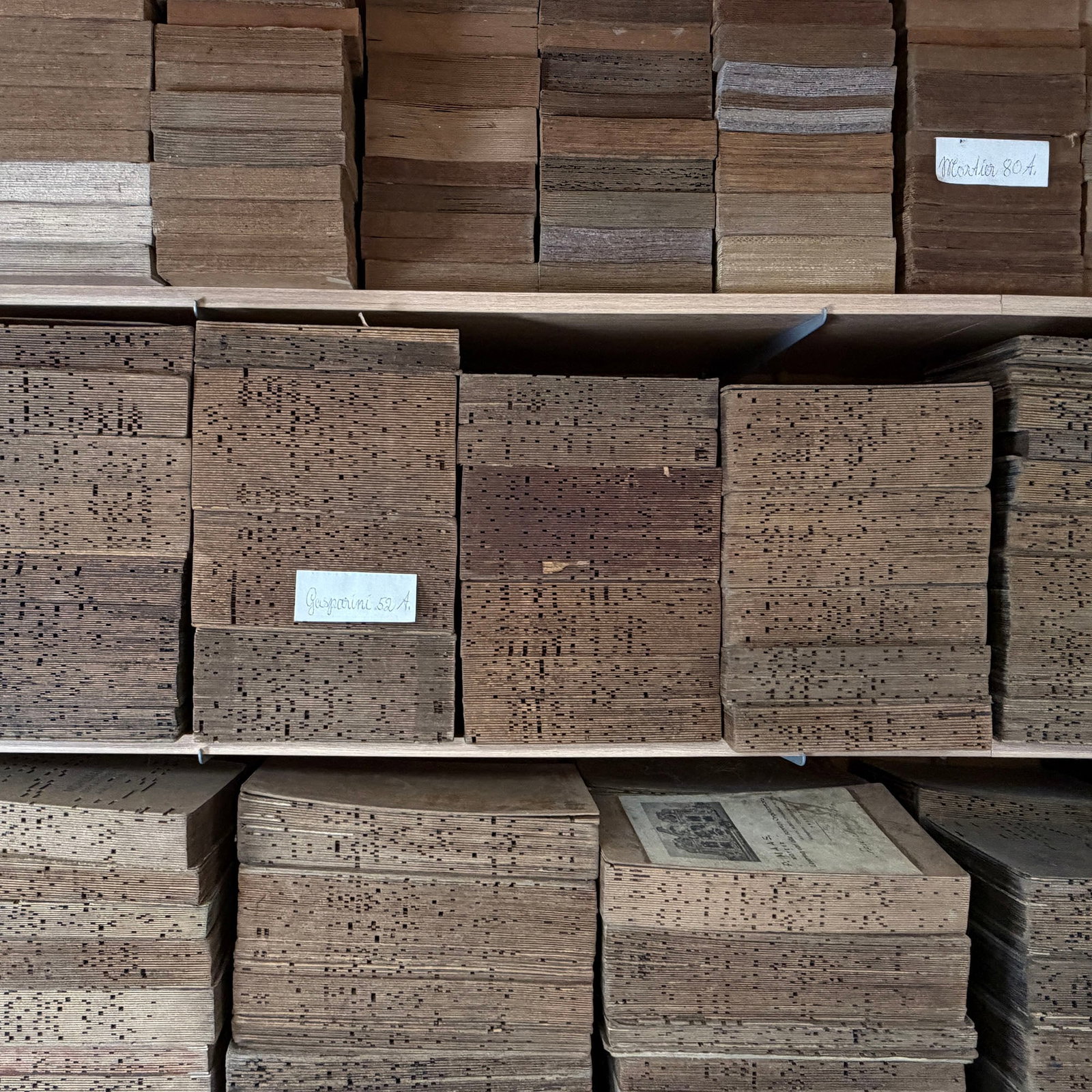 Lot of Approx. 40 Organ Music Books for 52-key Gasparini Organ: Lot of Approx. 40 Organ Music Books for 52-key Gasparini Organ. Location: G Perlee Workshop in Amsterdam.