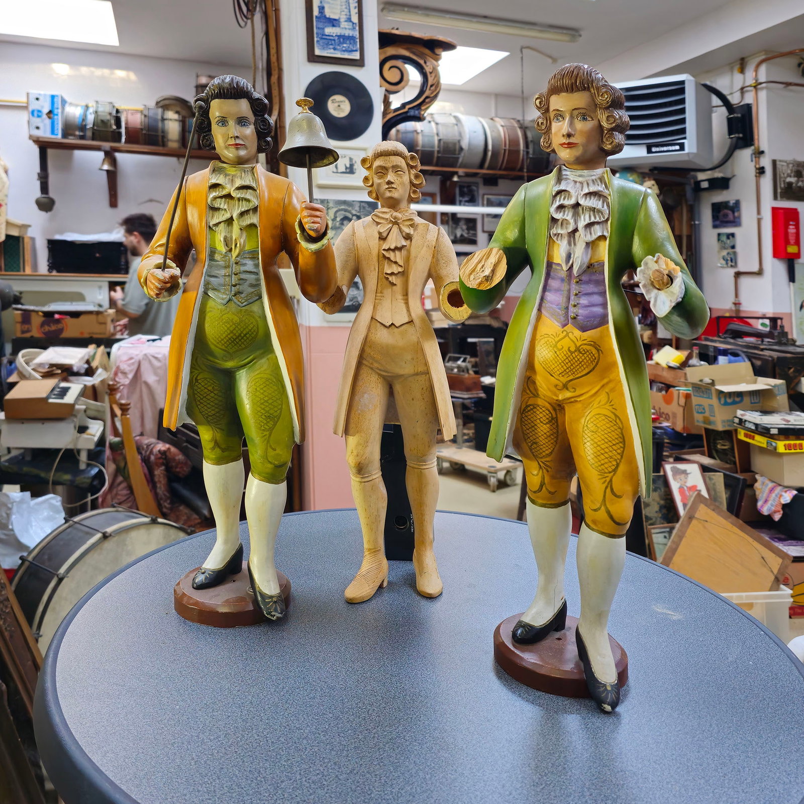 Lot of 3 Smiesing Bell Striker Organ Figures (ca. 1970s) (1 of 8)