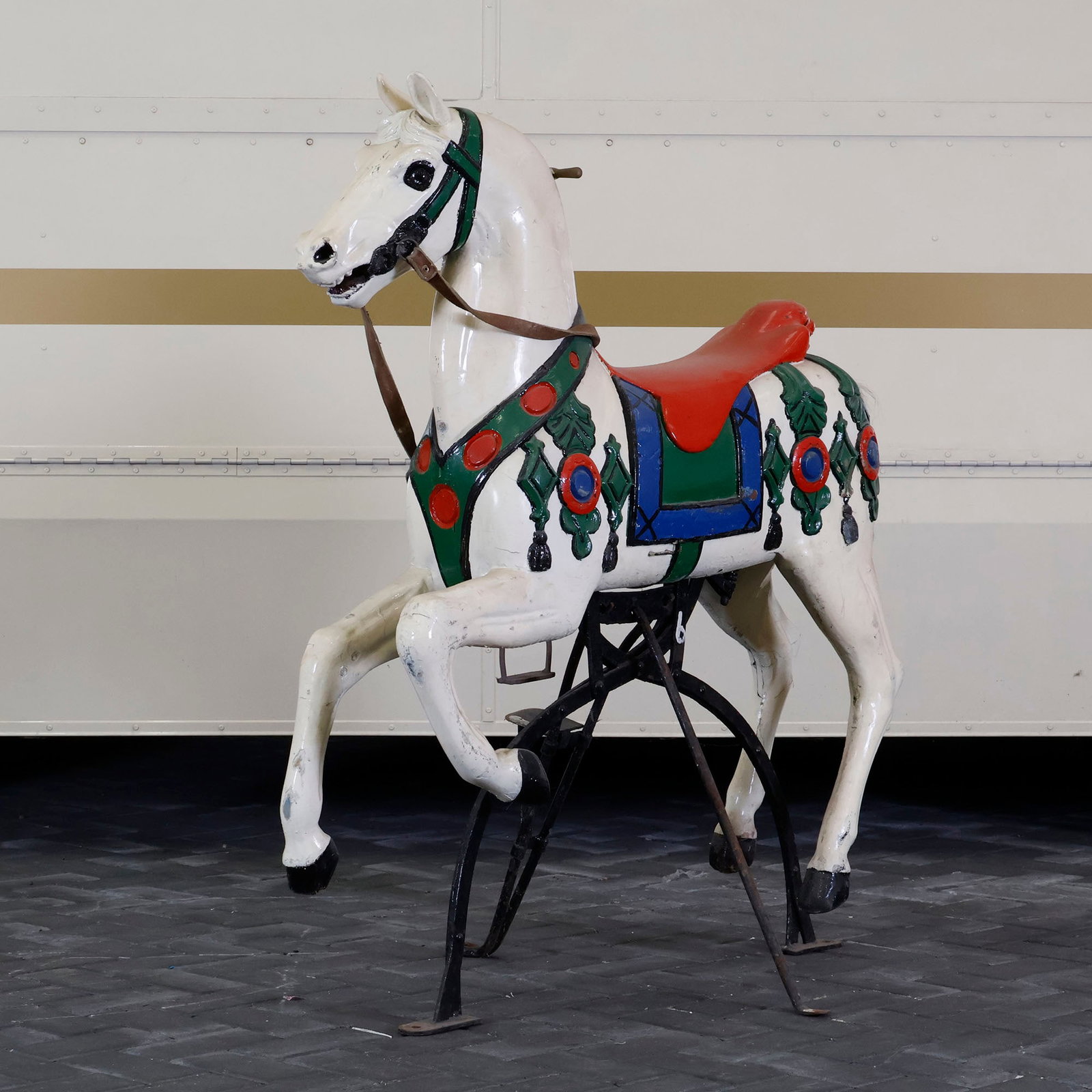 1 of 15 Original Friedrich Heyn Carousel Horses, Germany ca. 1900 (1 of 11)