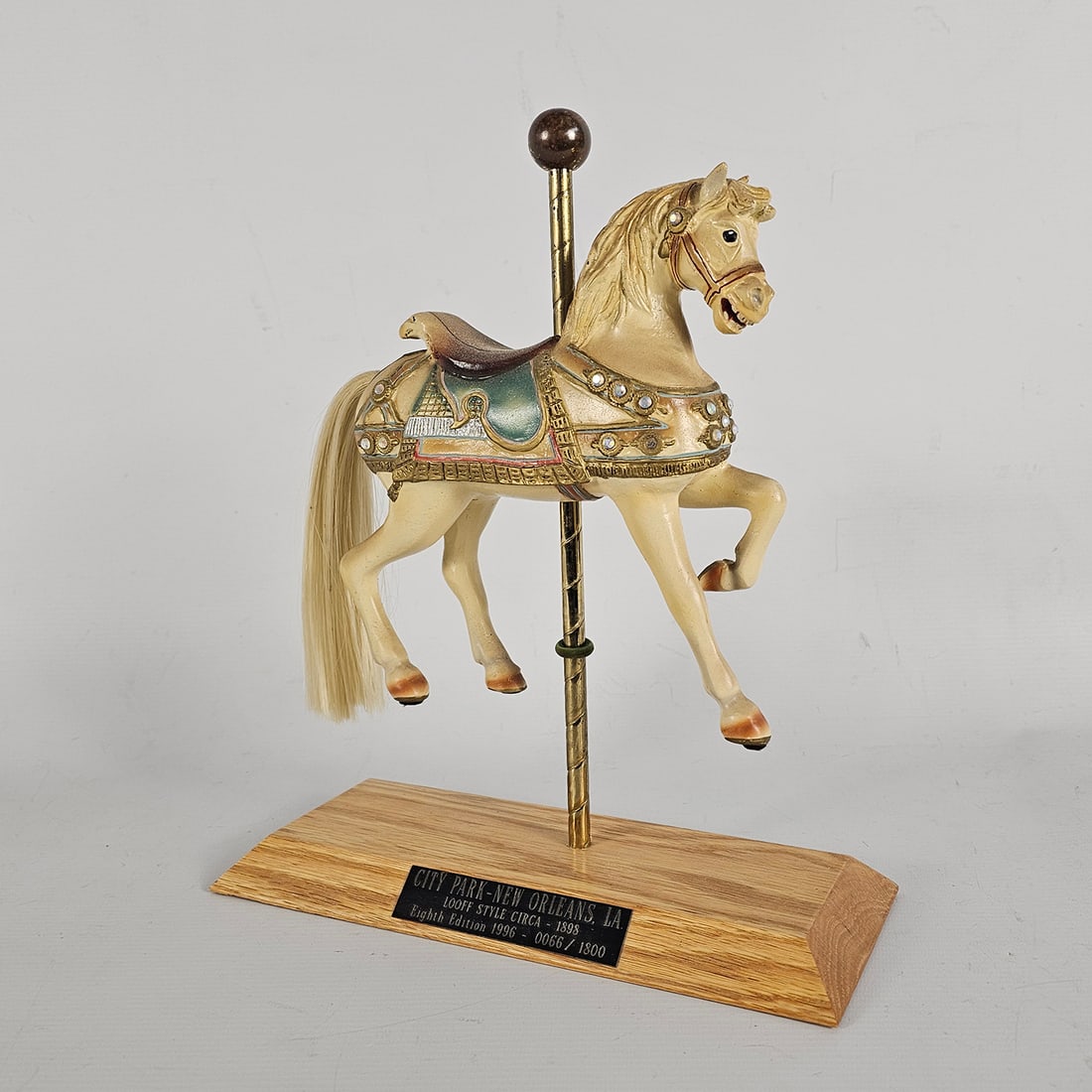 PJ's City Park New Orleans Looff Style Carousel Horse Collectible (1996) (1 of 9)