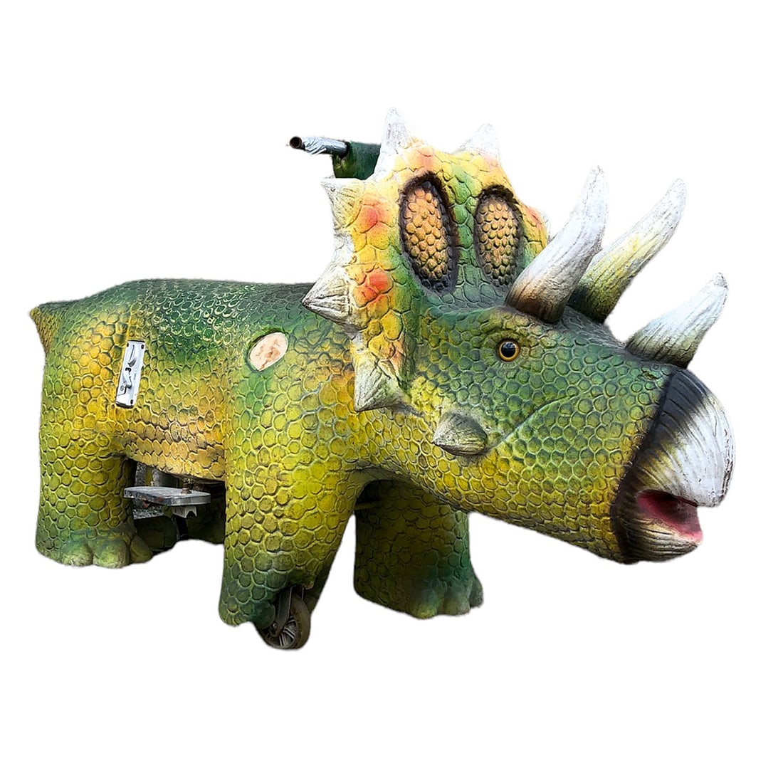 Children's Fairground Coin-Op Triceratops Ride (1 of 10)