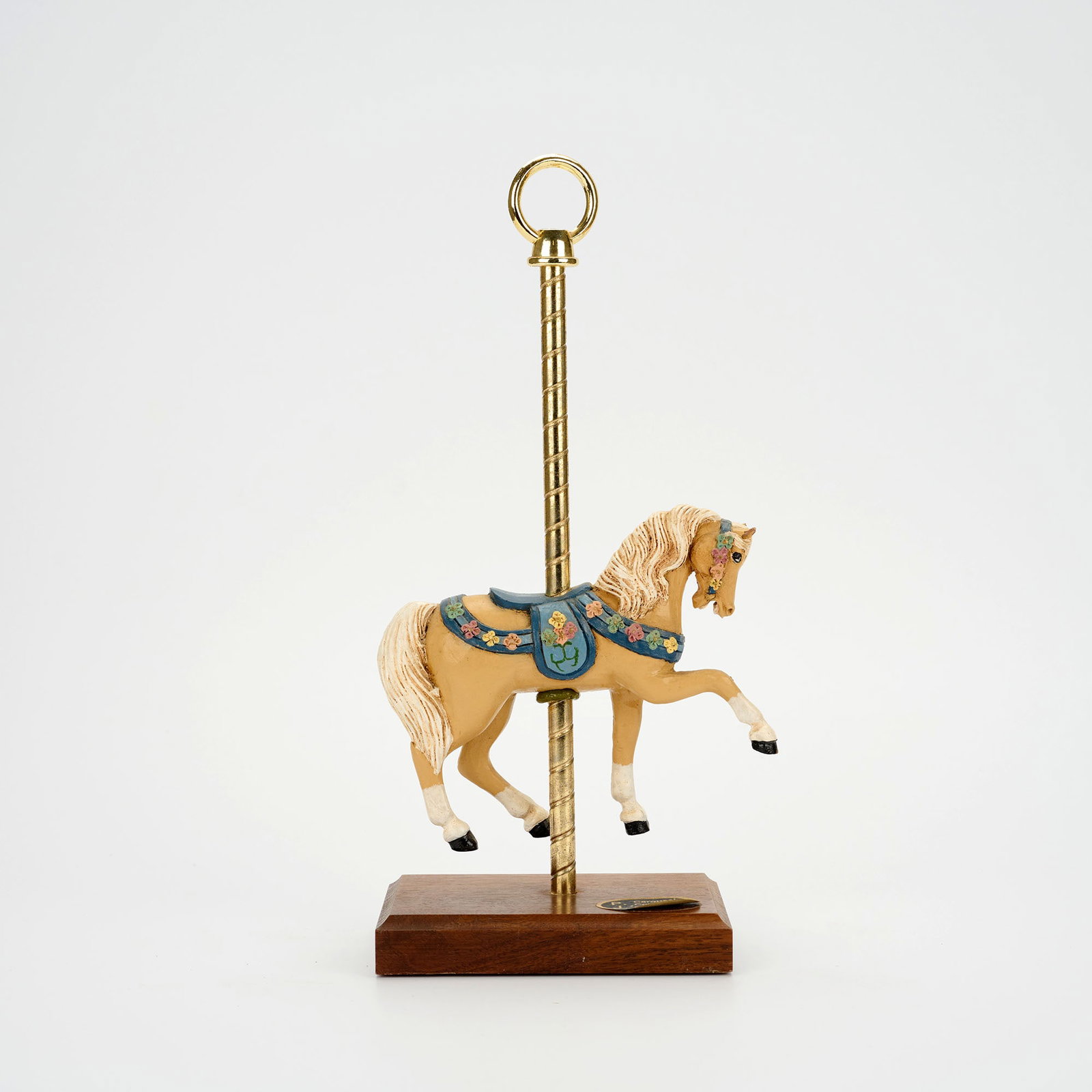 P.J.'s Carousel Collection Prancing Palomino Charger Carousel Horse Figurine (1 of 5)