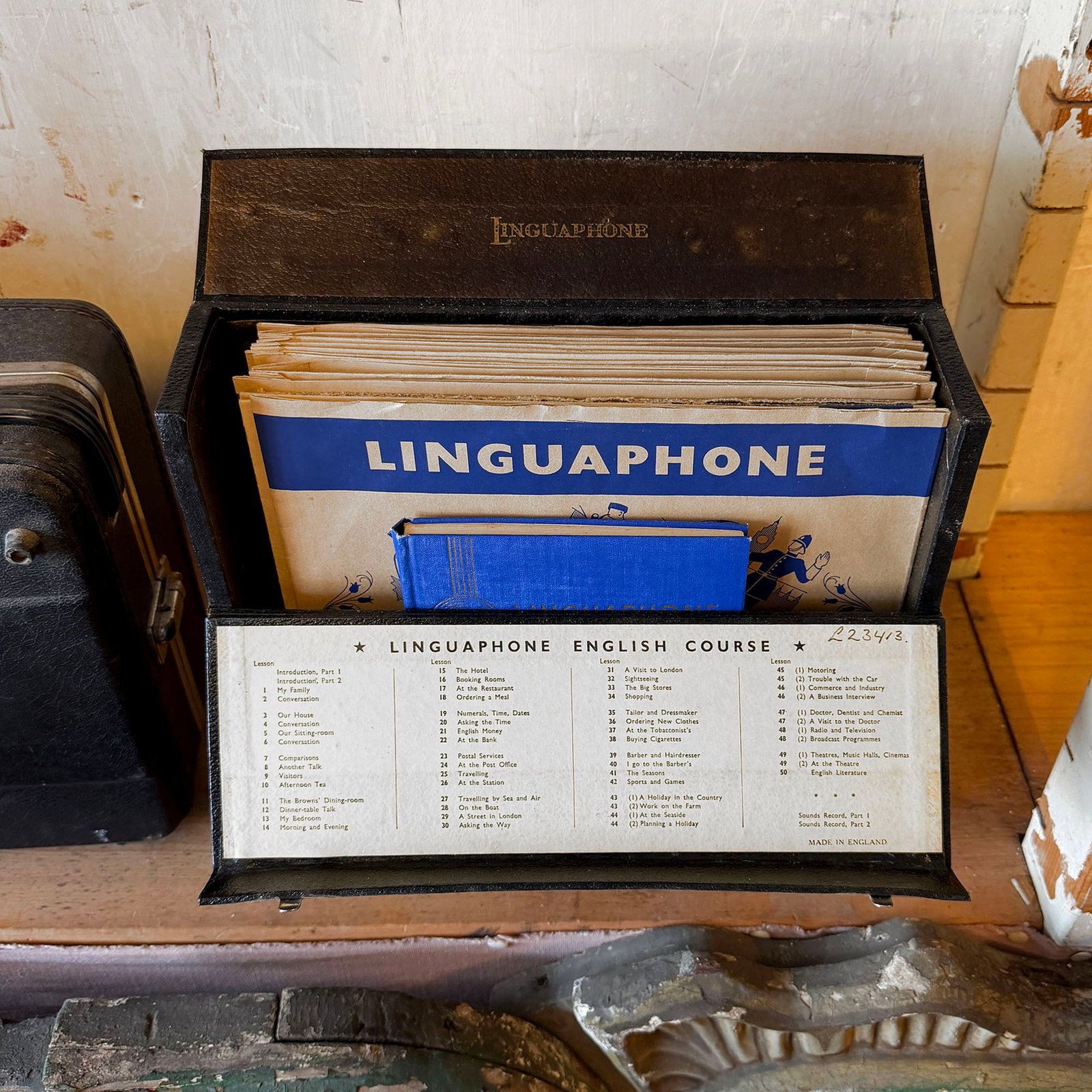 Linguaphone English Course Record and Book Set (c. 1950s) (1 of 2)