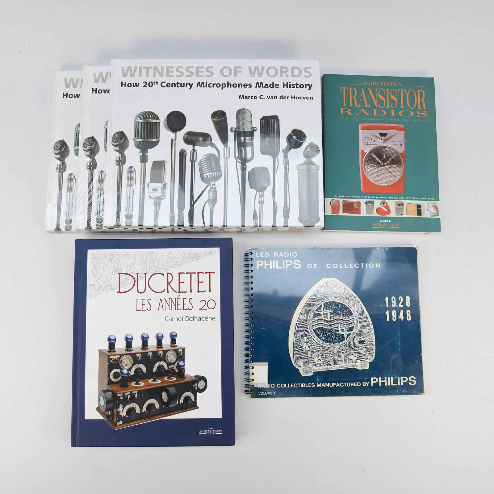 Lot of 6 Books Covering Radios and Microphones (1 of 7)