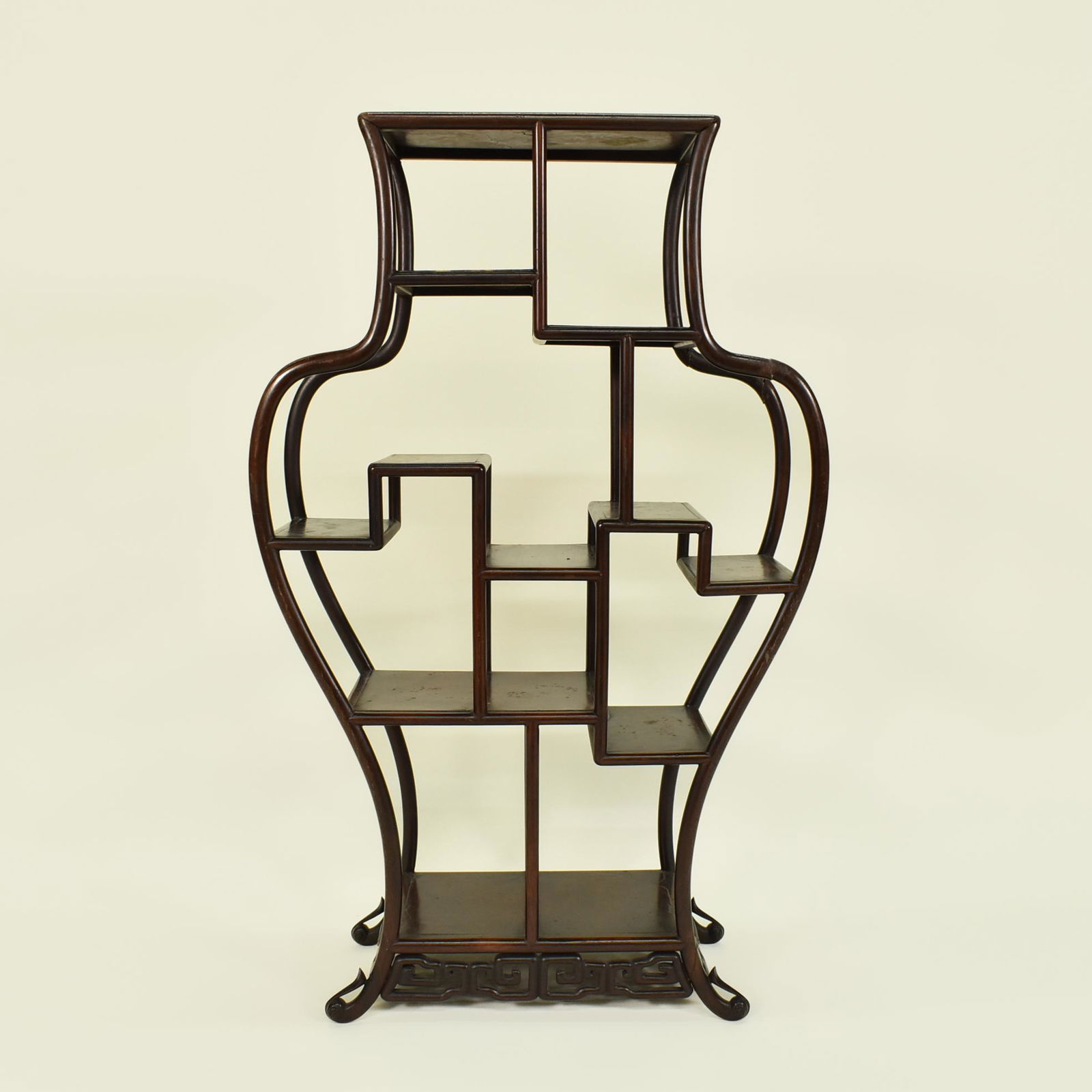CHINESE ROSEWOOD SHELF STAND (1 of 13)