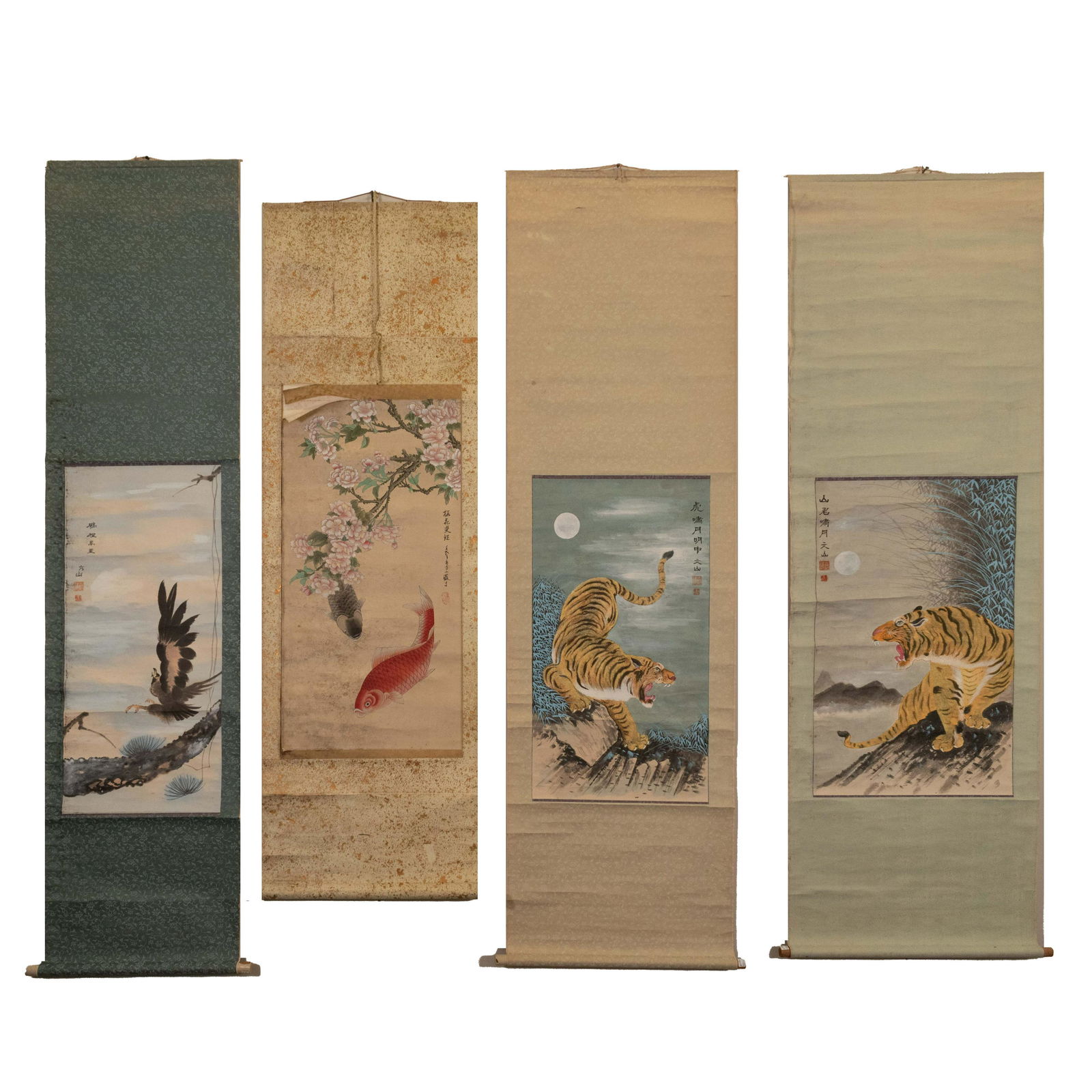 FOUR CHINESE CALIGRAPHY SCROLLS BY WEN SHAN (1 of 20)