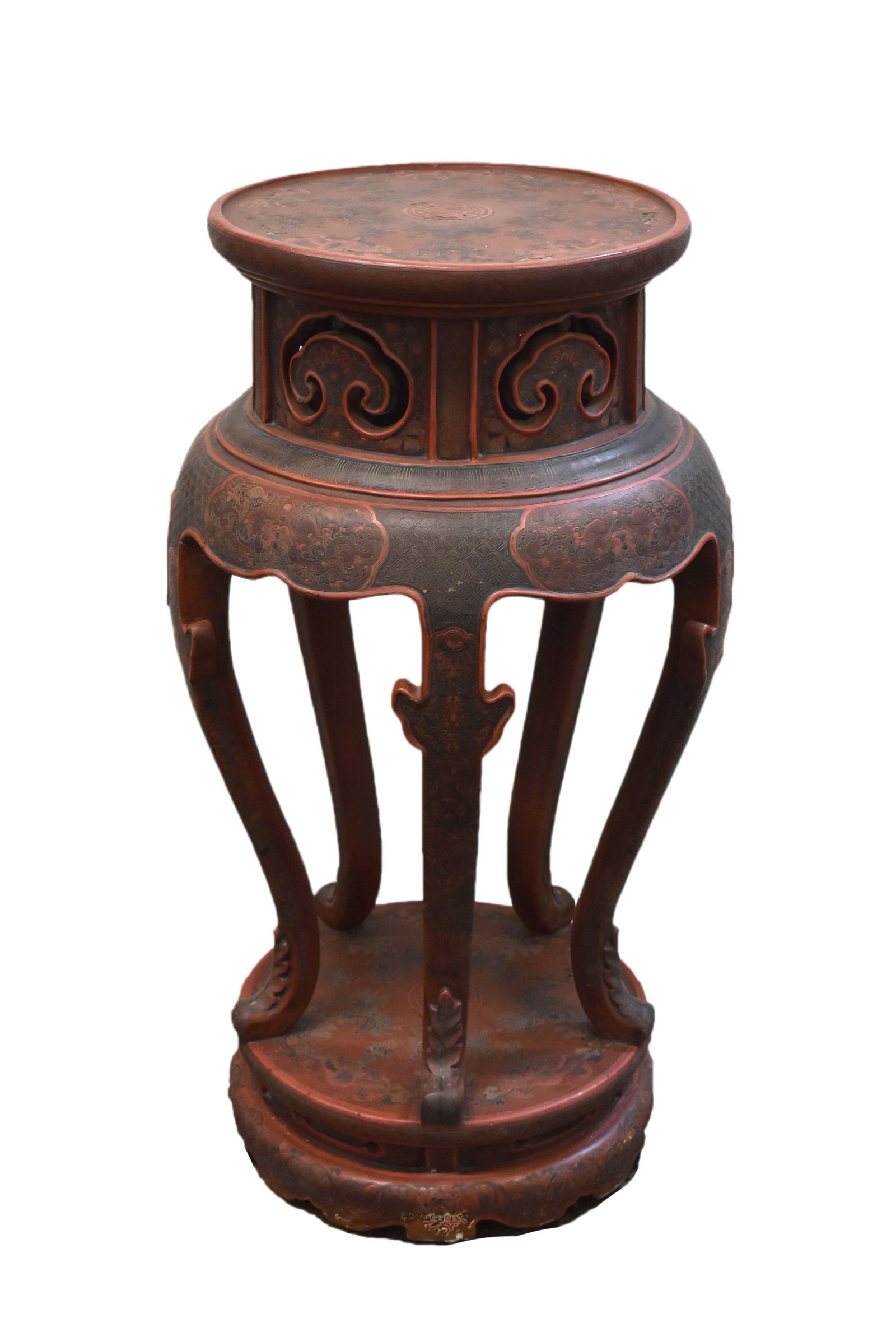 CHINESE QING RUYI LONGEVITY DESIGN STAND (1 of 15)