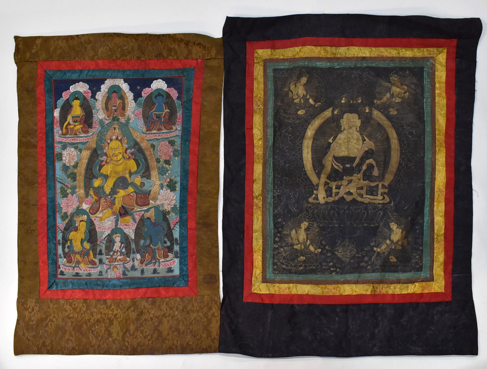 TWO TIBETAN BUDDHA TANGKA (1 of 10)