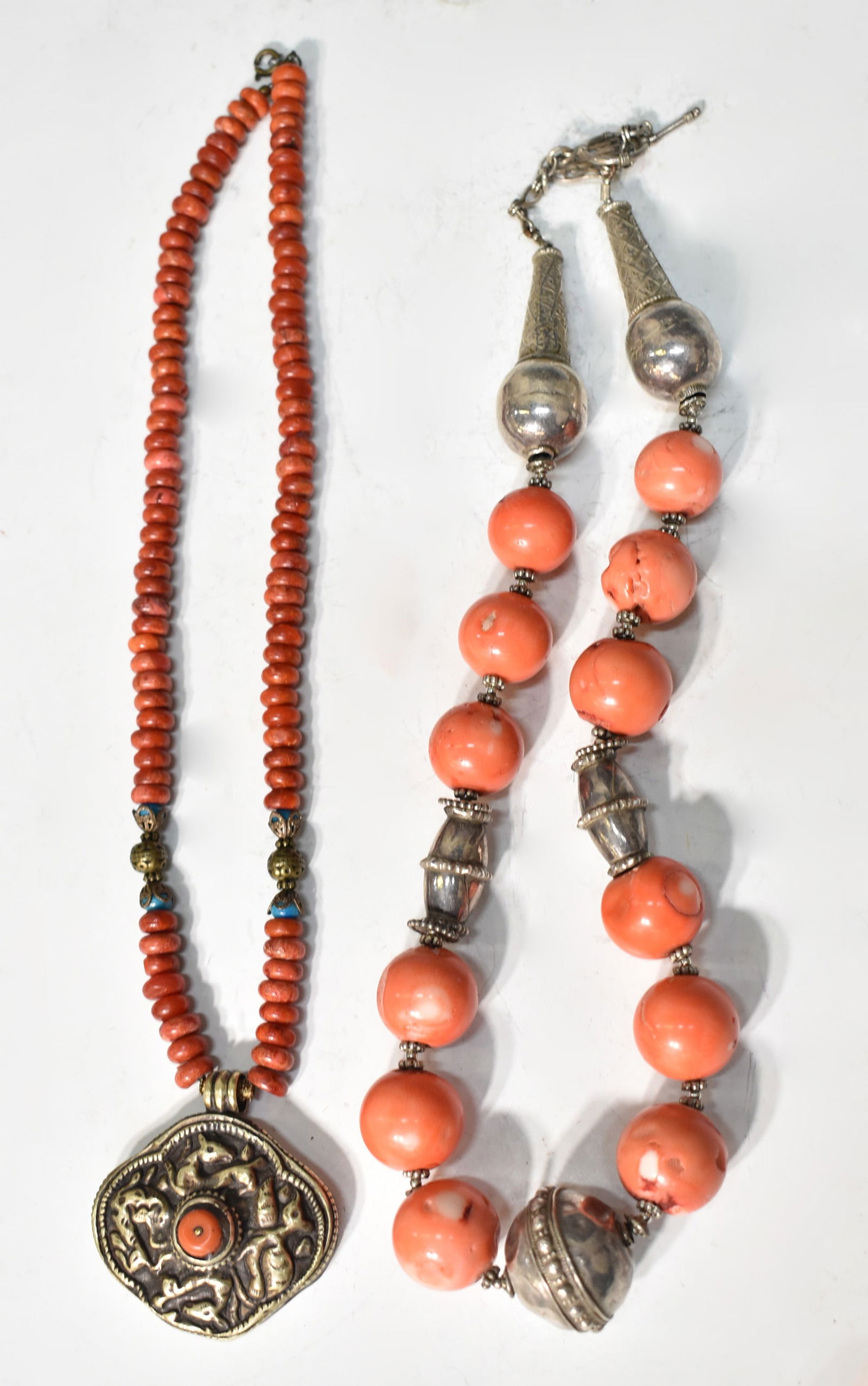 TWO TIBETAN NECKALACES (1 of 7)