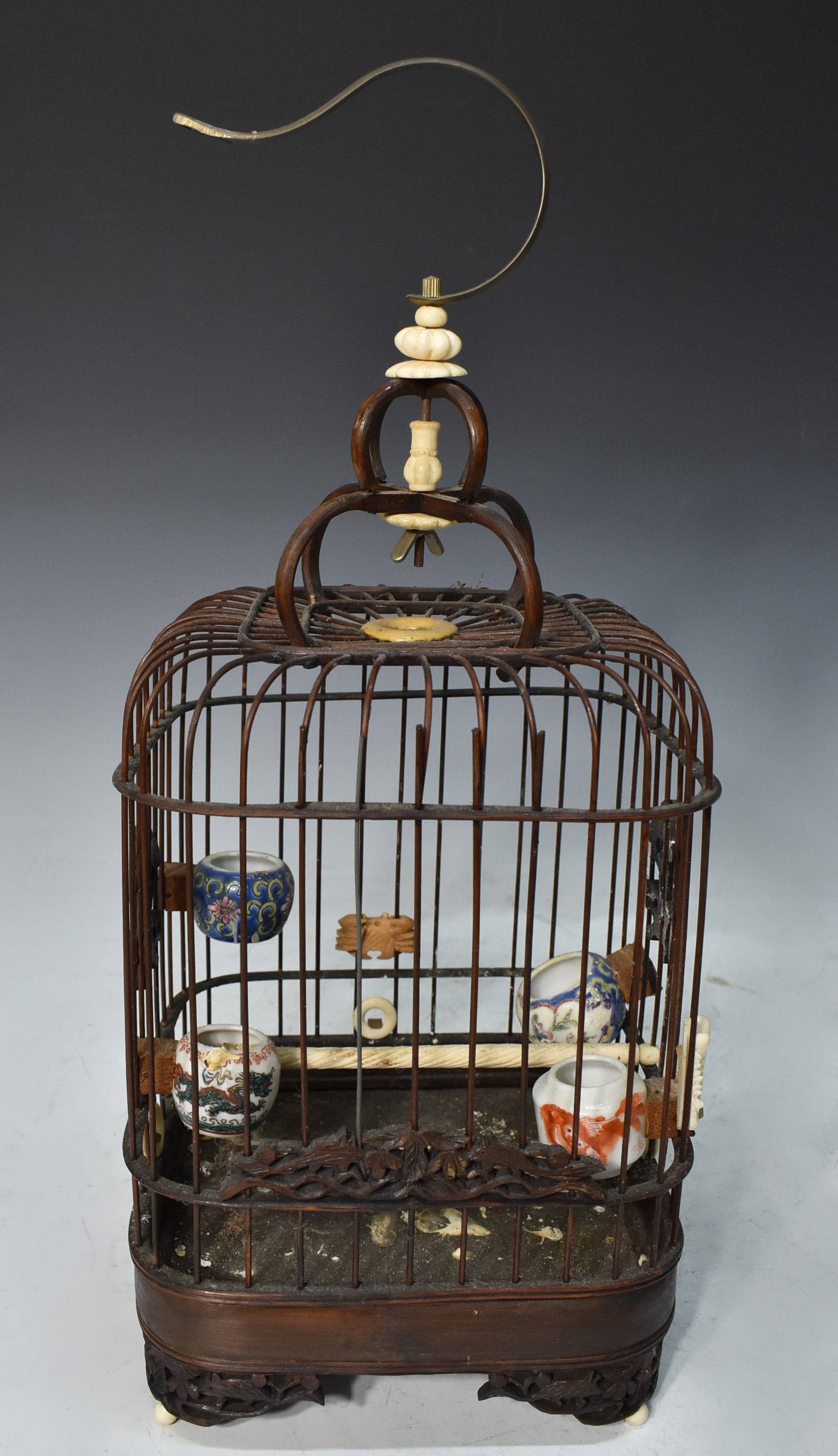 CHINESE ANTIQUE BIRD CAGE (1 of 11)