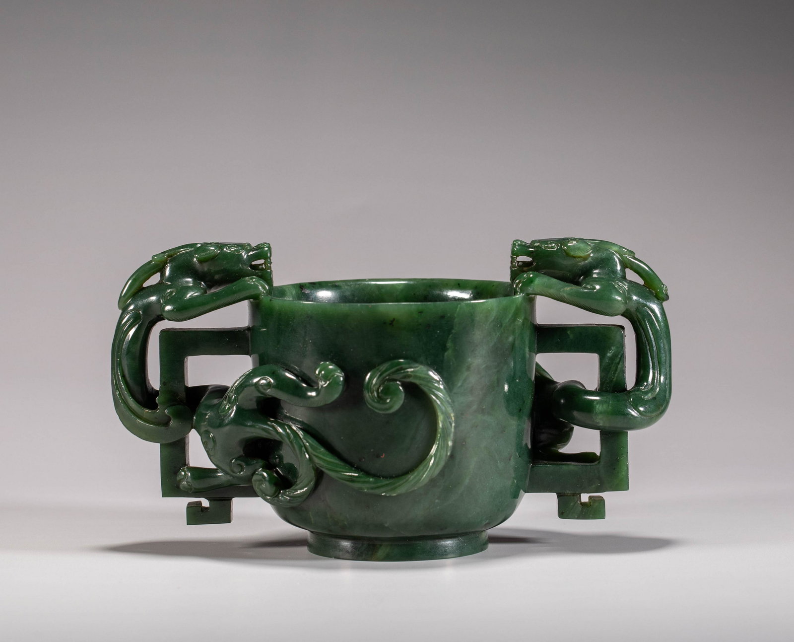 Jade cup of Qing Dynasty (1 of 9)