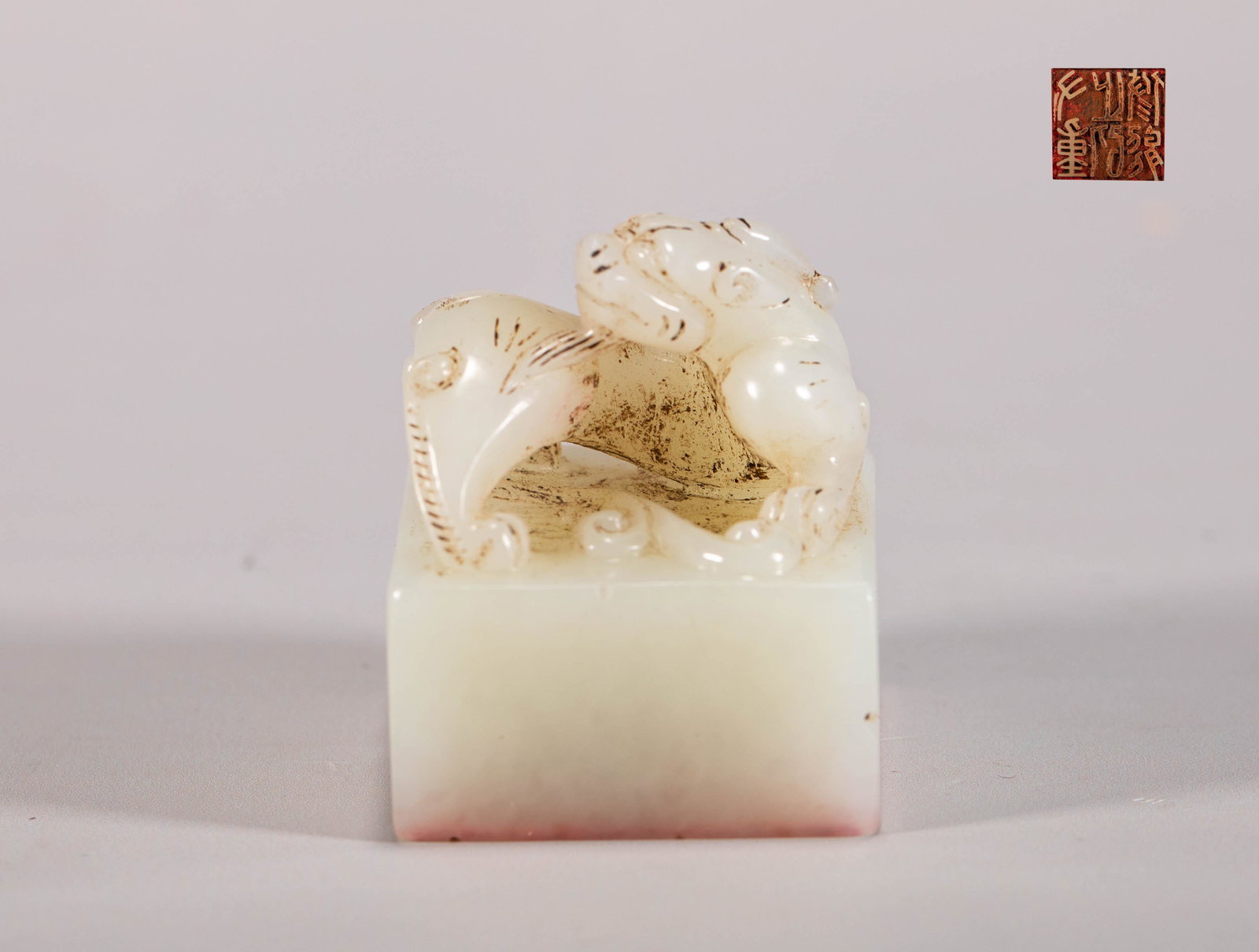 White jade seal of Ming Dynasty (1 of 8)