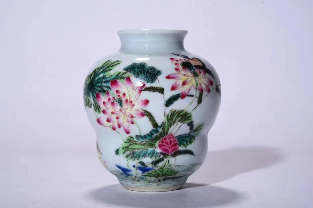 Qing Dynasty pastel one way Lianke washing (1 of 6)