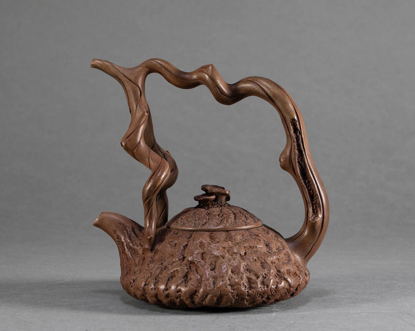 Purple clay pot of Qing Dynasty (1 of 5)