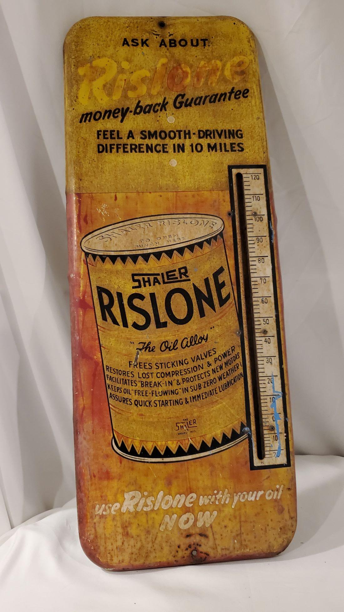 Antique Risolene Thermometer Advertising: Very nice advertising piece Risolene great colors> The therm needs replacing Other \Still I haven't come across another