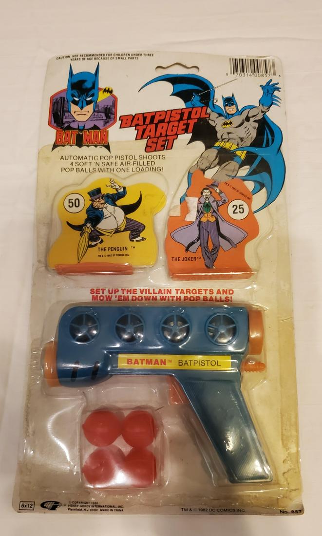 Vintage Bat pistol Target Set NIP: NIP great shape