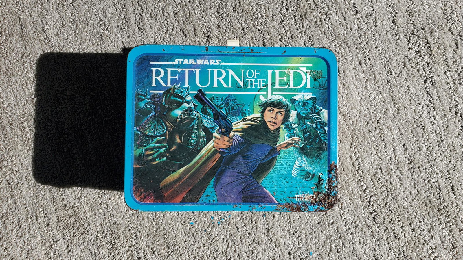 Original ROJ Lunch Box with Thermos: Please refer to all photos to see condition, we will answer to the best of our ability any questions you may have.