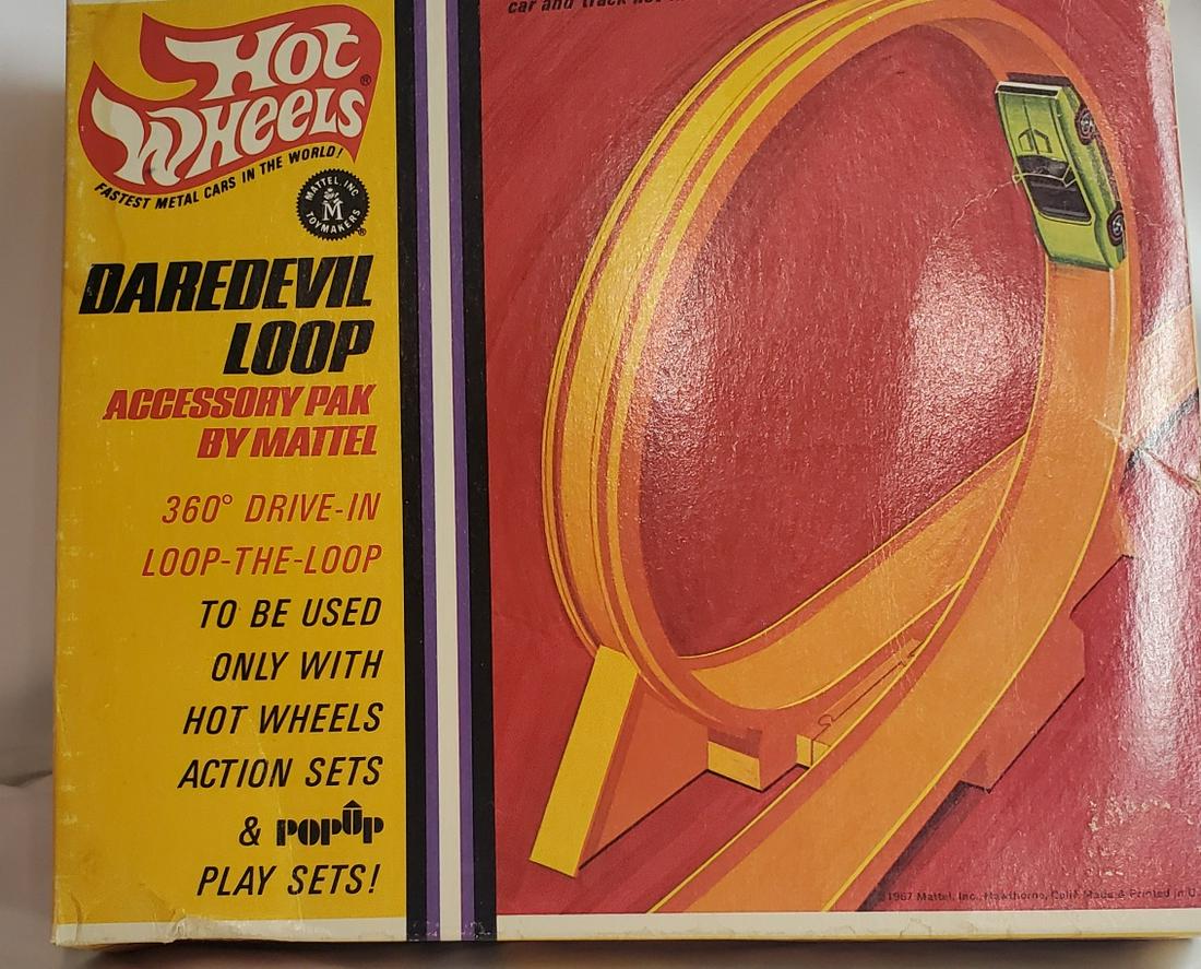 Original Hot Wheels Dare Devil Loop Acc Pak NIB: Original Hot Wheels Dare Devil Loop Accessory Pak Made by Mattel NIB. Made by Mattel 1967.Please ask questions and as always refer to photo for condition.