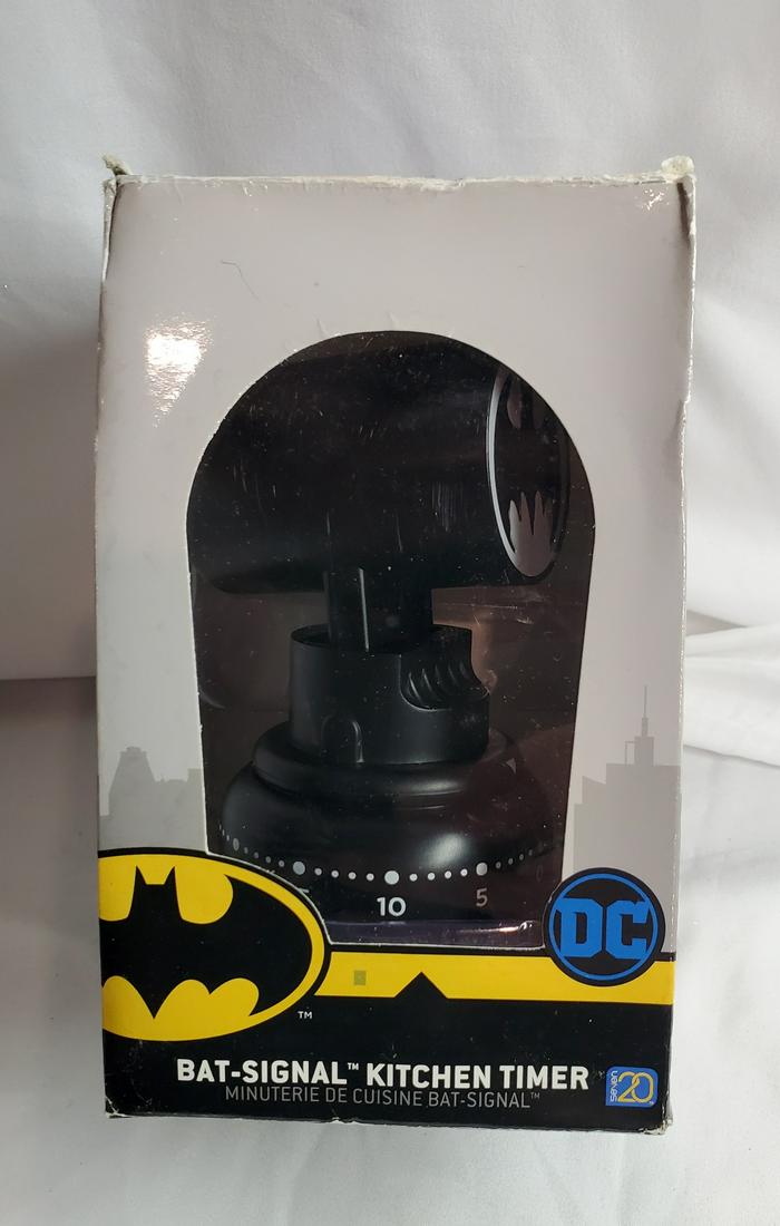 Odd Batman Bat Signal Timer: You donâ€™t often see a Batman timer that projects the bat signal.