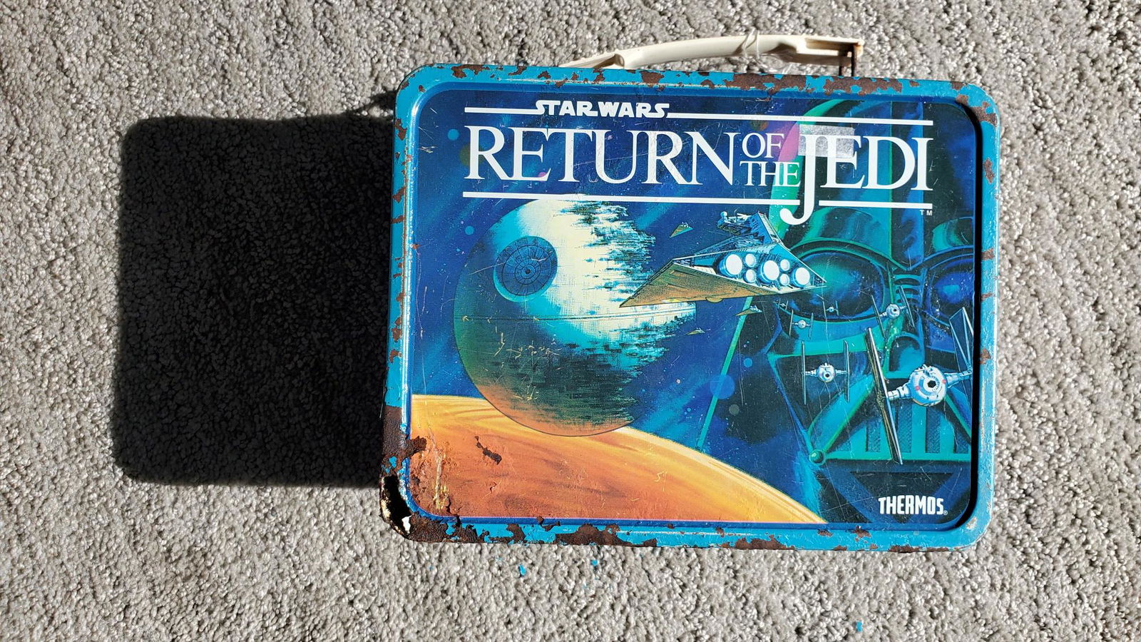 Vintage Star Wars 1983 ROTJ Lunch Box w Thermos (1 of 9)