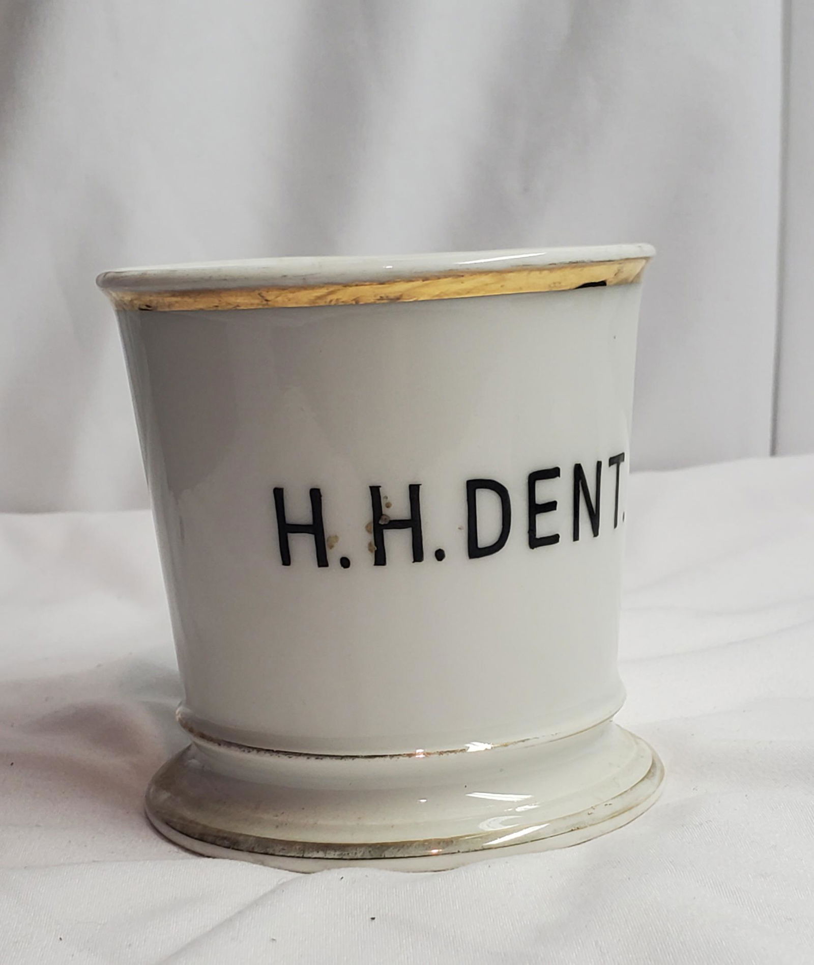 Antique T & V Limoges Shaving Mug H H DENT (1 of 7)