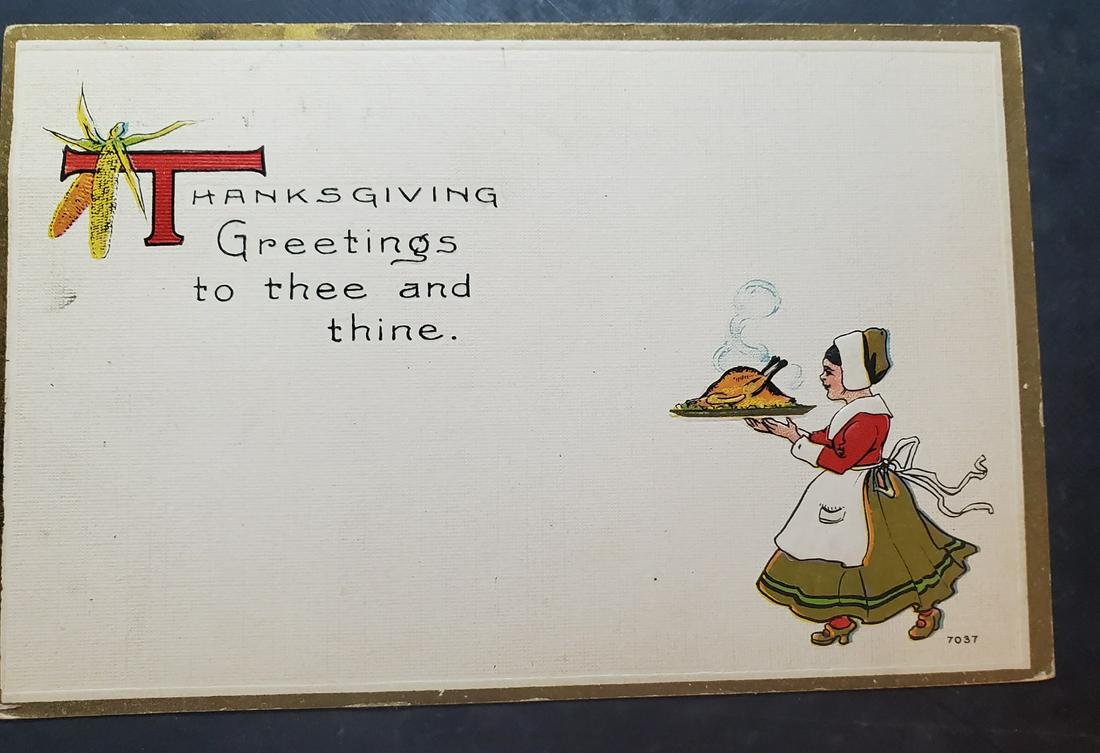 Vintage Thanksgiving Postcard (1 of 2)