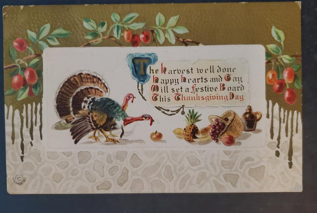 Vintage Thanksgiving Postcard (1 of 2)