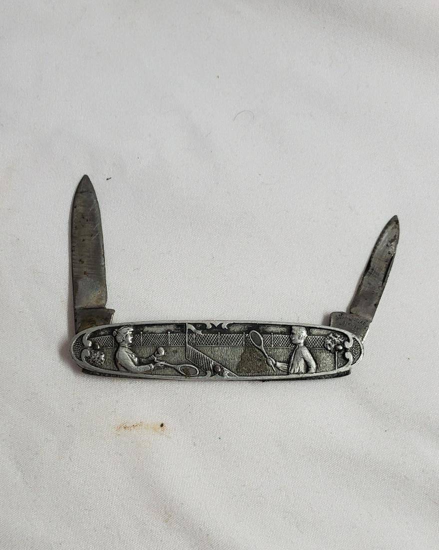 Antique German Pocket Knife w/ Incredible Detail (1 of 7)