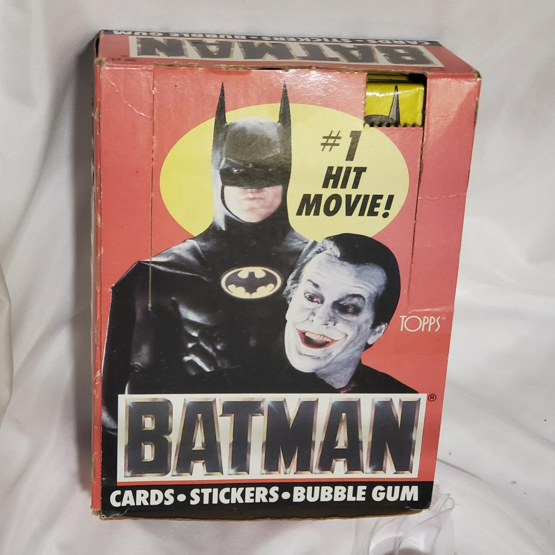 Full Box of 1986 Topps Batman Trading Cards (1 of 6)