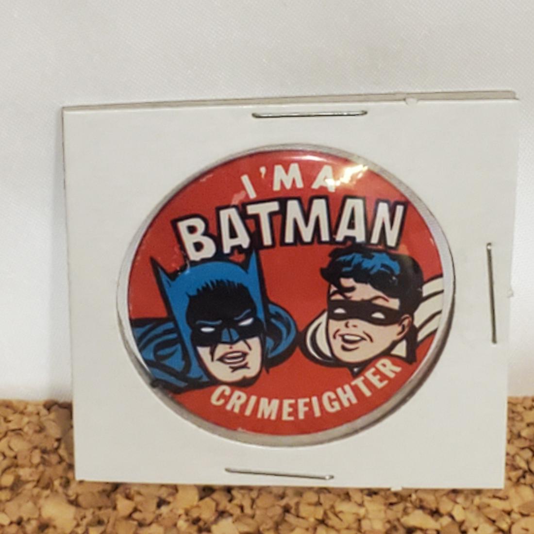 Rare 1966 Batman Crime Fighter Pin (1 of 2)