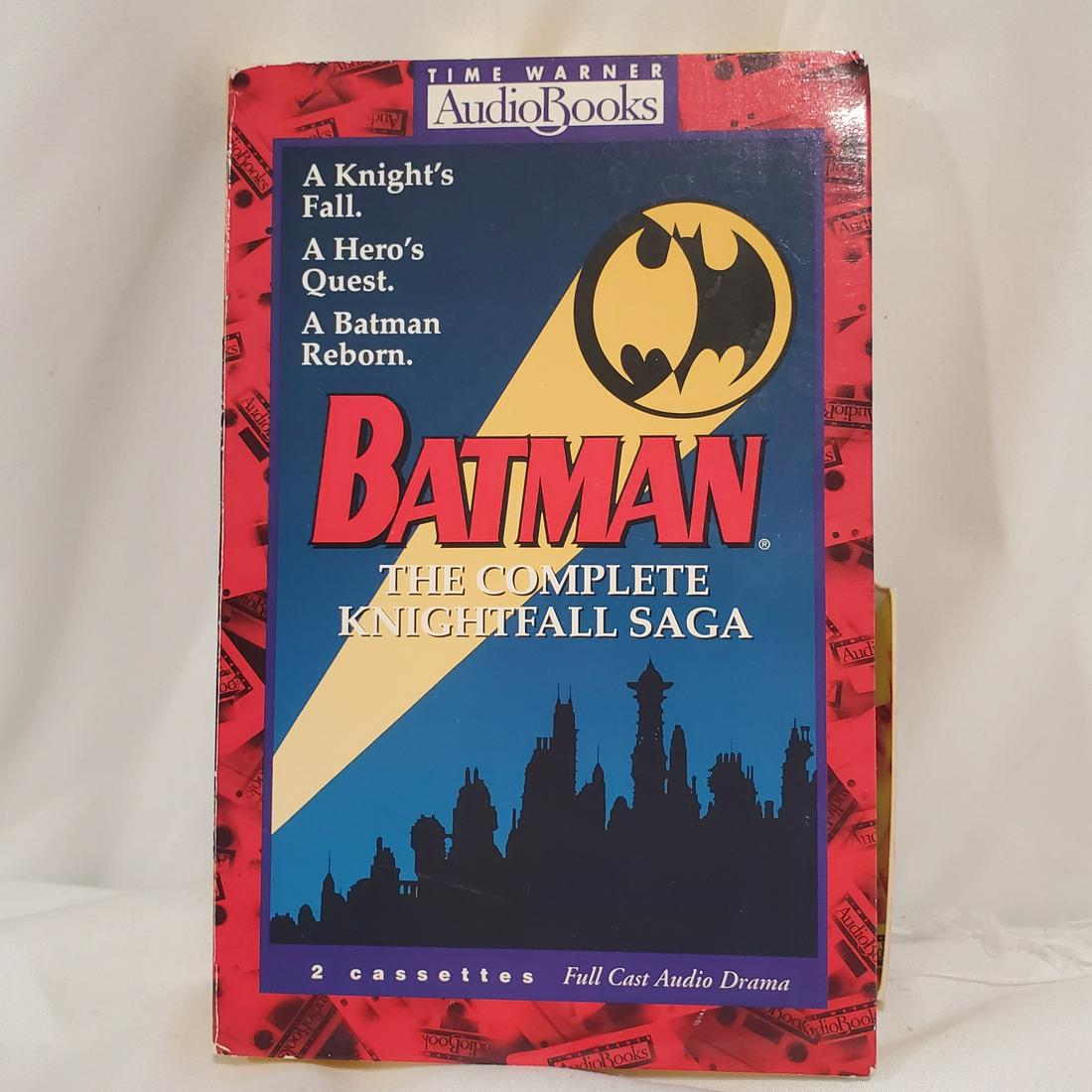 Vintage Time Warner Batman Complete Saga Audio Books: Vintage in like new condition. Please read carefully. Description given is based on opinion unless otherwise documented. We ask that you look at pictures carefully before bidding. We are more than hap