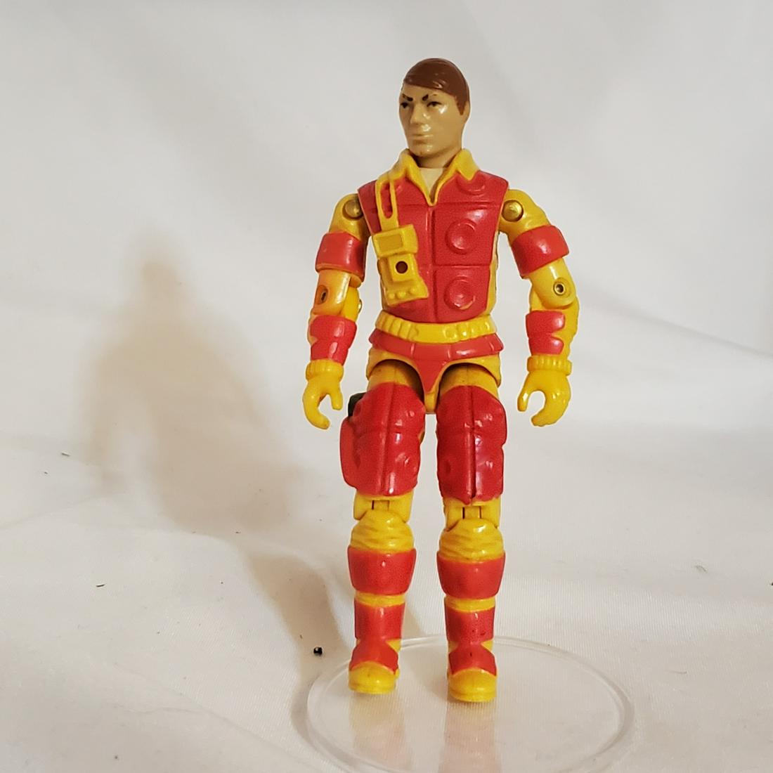 Vintage 1984 Hasbro G.I. Joe Blowtorch: Figure have no apparent isssues appear in great condition. As for the O ring this as well as any of the figures in this lot have original parts. Some are in excellent condition some could use replacin